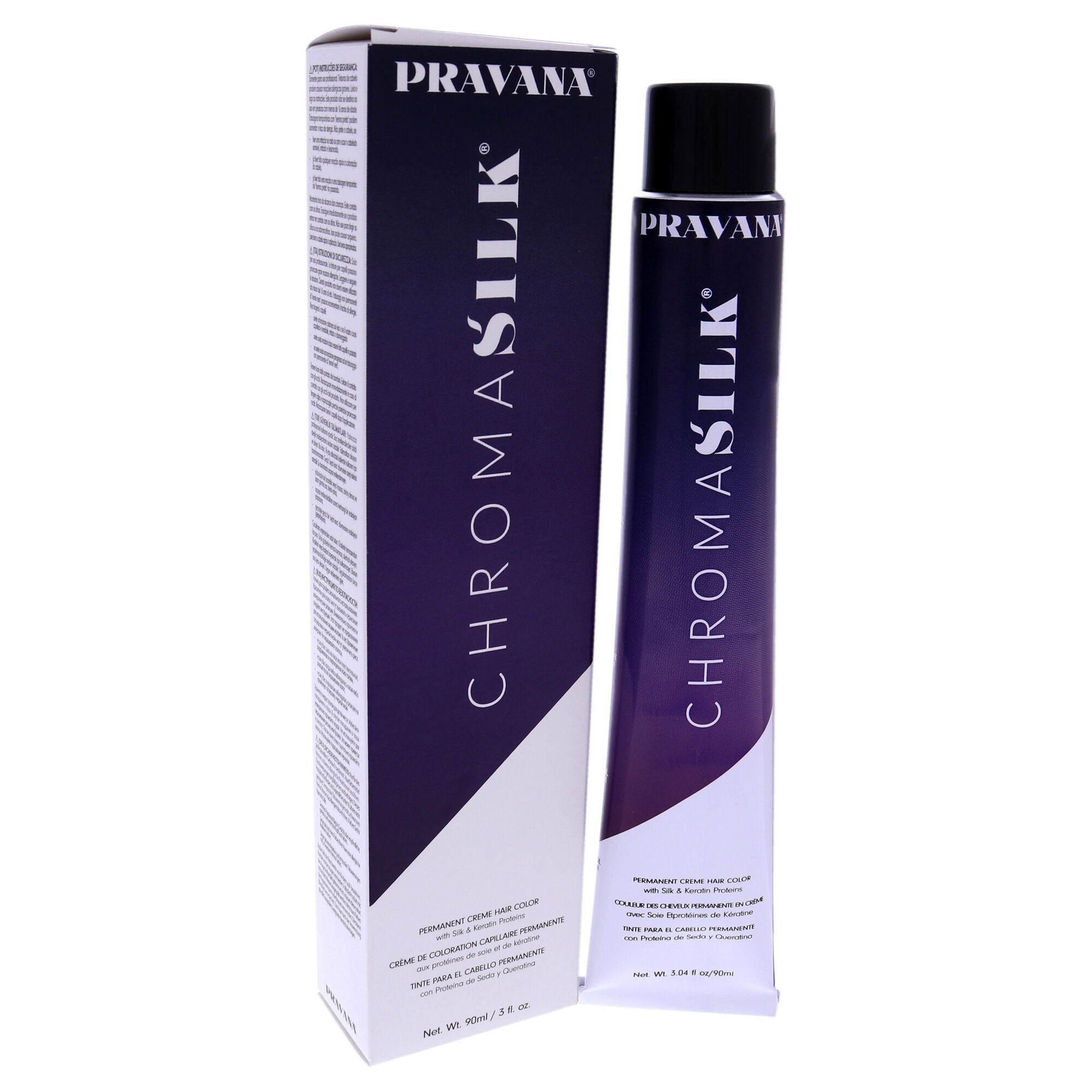 ChromaSilk Creme Hair Color - 5.11 Light Intense Ash Brown by Pravana for Unisex - 3 oz Hair Color, , alternate image number 7
