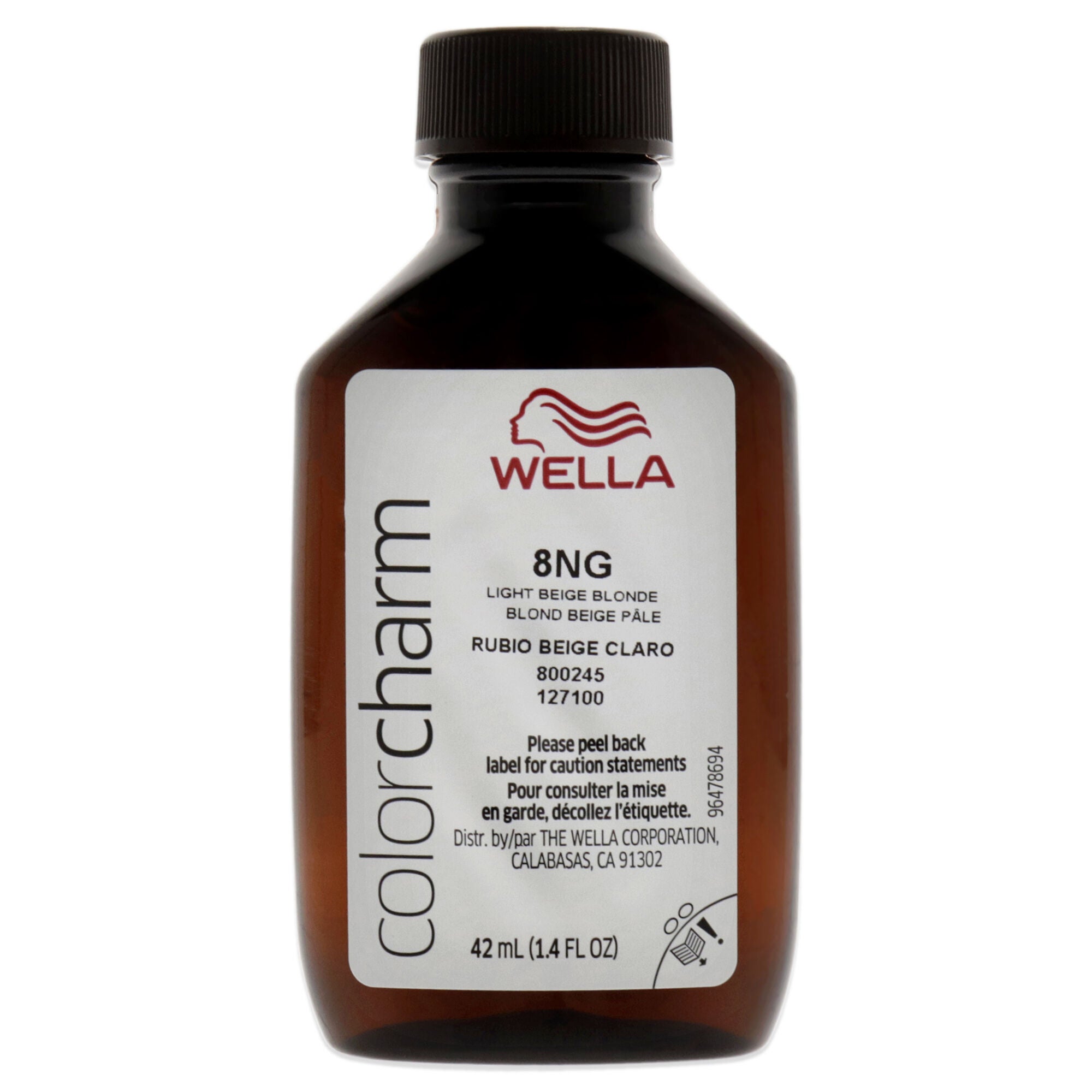 Color Charm Permanent Liquid Hair Color - 8NG Light Beige Blonde by Wella for Unisex - 1.42 oz Hair Color, See Description, alternate image number 4