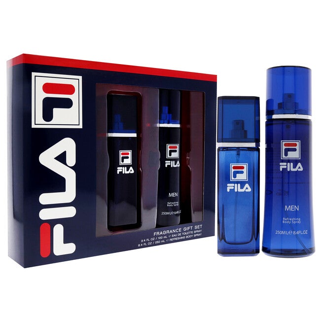 Fila by Fila for Men - 2 Pc Gift Set 3.4oz EDT Spray, 8.4oz Body Spray, NA, alternate image number null