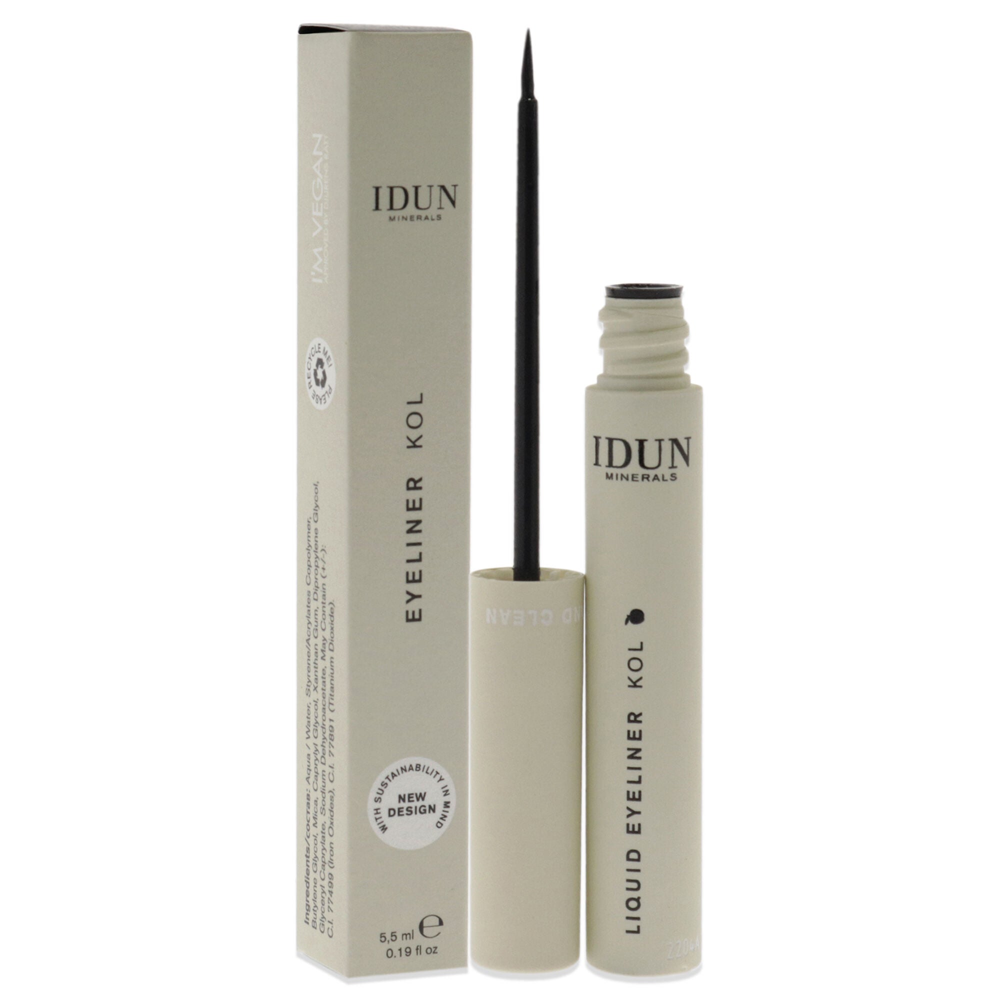 Liquid Eyeliner - 151 Kol by Idun Minerals for Women - 0.19 oz Eyeliner, , alternate image number 6