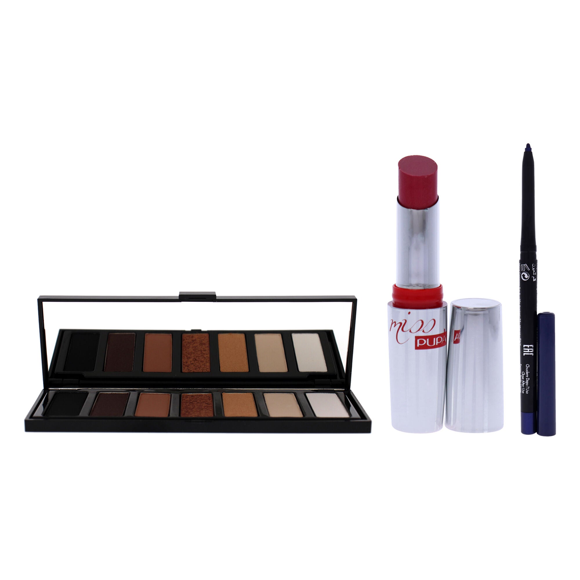Make Up Stories Compact Palette With Made To Last Definition Eyes and Miss Pupa Lipstick Kit by Pupa Milano for Women - 3 Pc Kit, , alternate image number 3