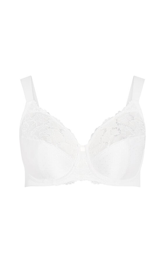 Lace Underwire Bra - white, , alternate image number null