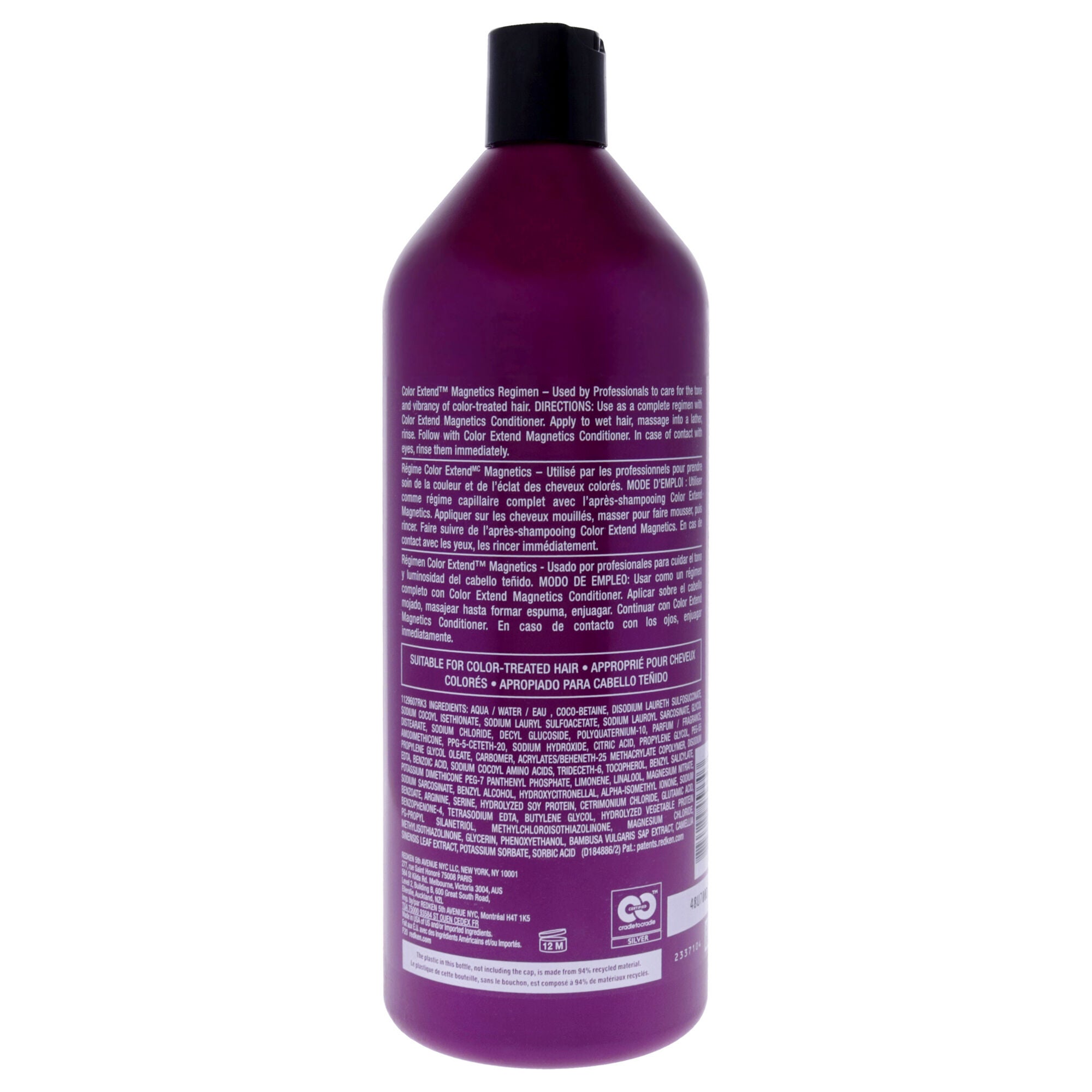 Color Extend Magnetics Shampoo-NP by Redken for Unisex - 33.8 oz Shampoo, See Description, alternate image number 1