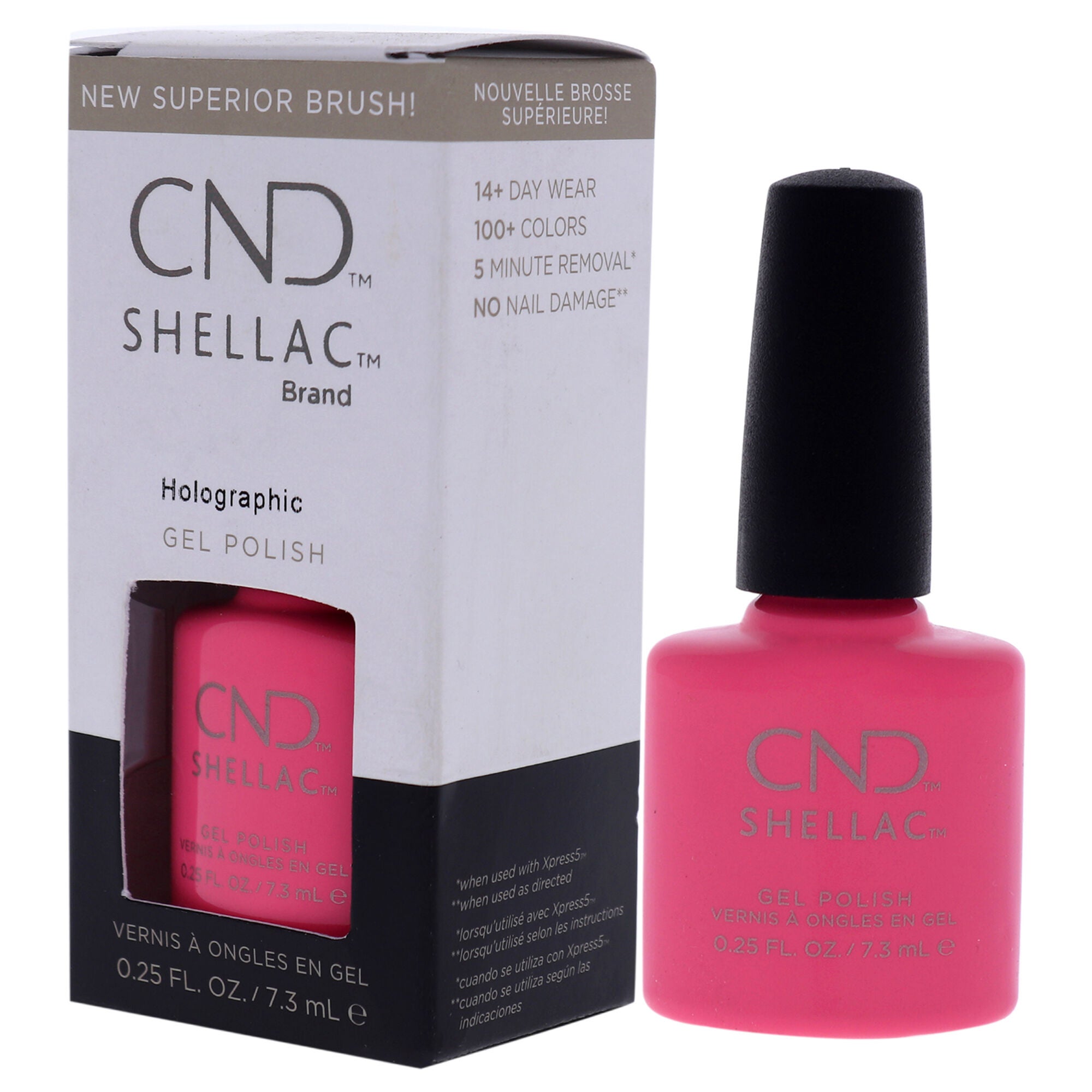 Shellac Nail Color - Holographic by CND for Women - 0.25 oz Nail Polish, , alternate image number 8