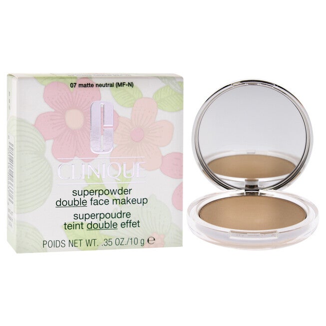 Superpowder Double Face Makeup - 07 Matte Neutral (MF-N)-Dry Combination To Oily by Clinique for Women - 0.35 oz Makeup, NA, alternate image number null