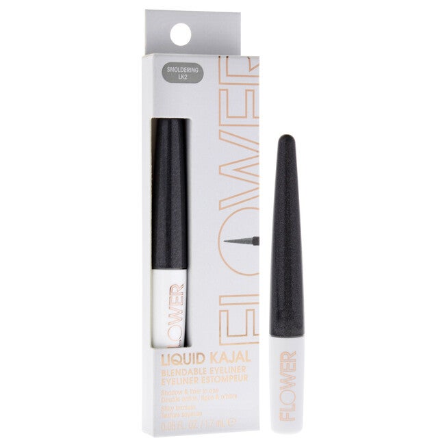 Liquid Kajal Blendable Eyeliner - LK2 Smoldering by Flower Beauty for Women - 0.05 oz Eyeliner, See Description, alternate image number 2