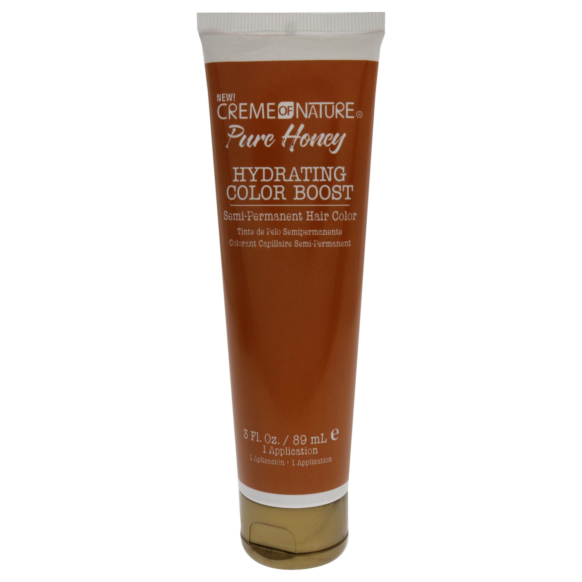 Pure Honey Hydrating Color Boost Semi-Permanent Hair Color - Light Golden Copper by Creme of Nature for Unisex - 3 oz Hair Color, See Description, alternate image number 4