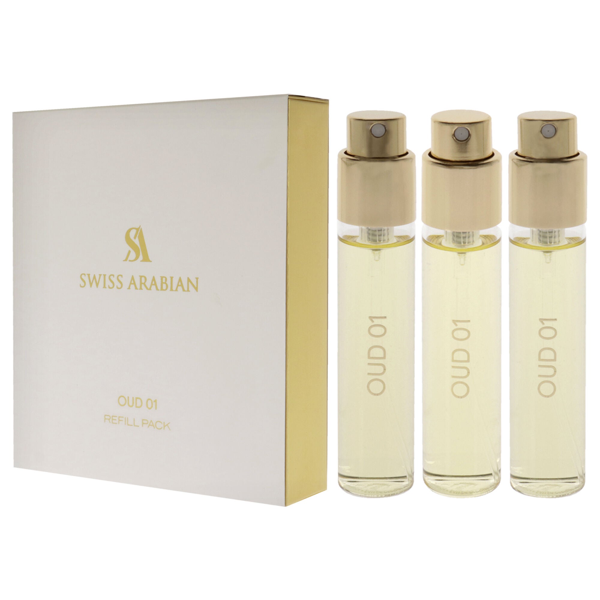 Oud 01 by Swiss Arabian for Unisex - 3 Pc Mini Gift Set 3 x 1oz EDP Spray (Refill), See Description, alternate image number 3