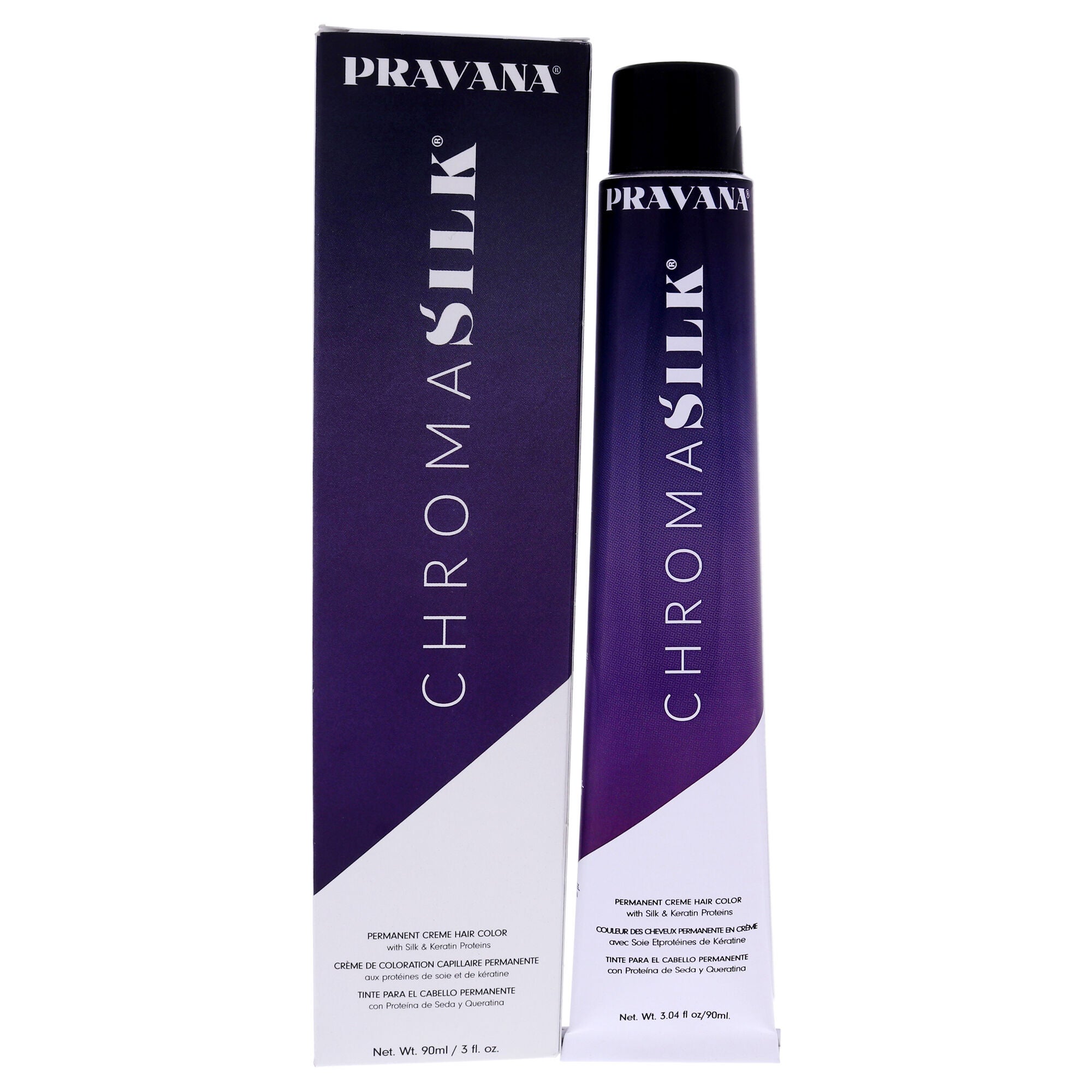 ChromaSilk Creme Hair Color - 6.5 Dark Mahogany Blonde by Pravana for Unisex - 3 oz Hair Color, See Description, hi-res image number 0