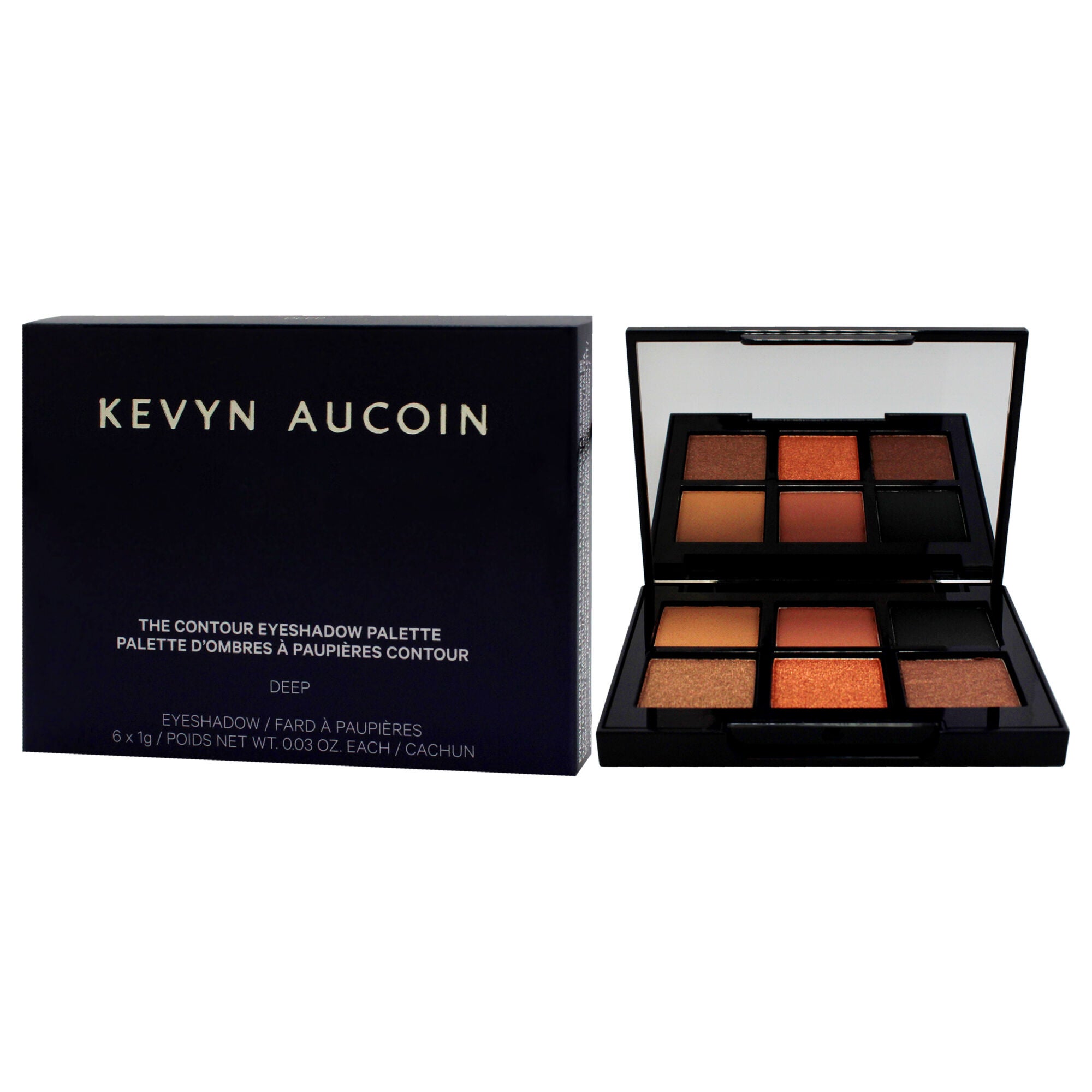 The Contour Eyeshadow Palette - Deep by Kevyn Aucoin for Women - 0.18 oz Eye Shadow, , alternate image number 7