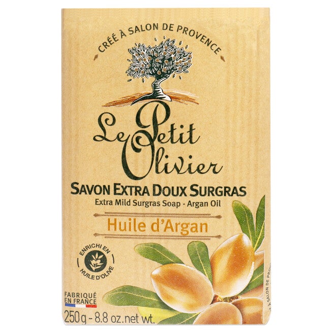 Extra Mild Surgras Soap - Argan Oil by Le Petit Olivier for Women - 8.8 oz Soap, , alternate image number null
