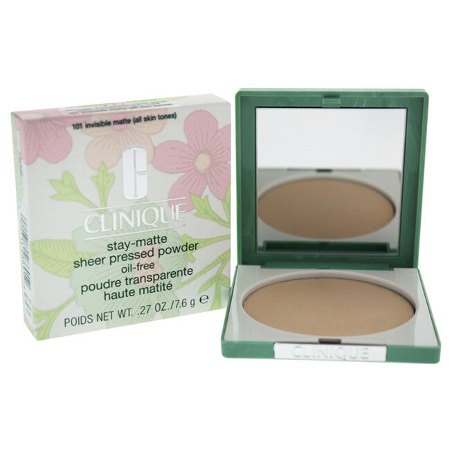 Stay-Matte Sheer Pressed Powder - 101 Invisible Matte by Clinique for Women - 0.27 oz Powder, NA, hi-res image number null