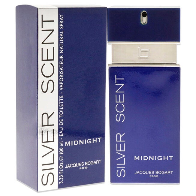 Silver Scent Midnight by Jacques Bogart for Men - 3.3 oz EDT Spray, , alternate image number null