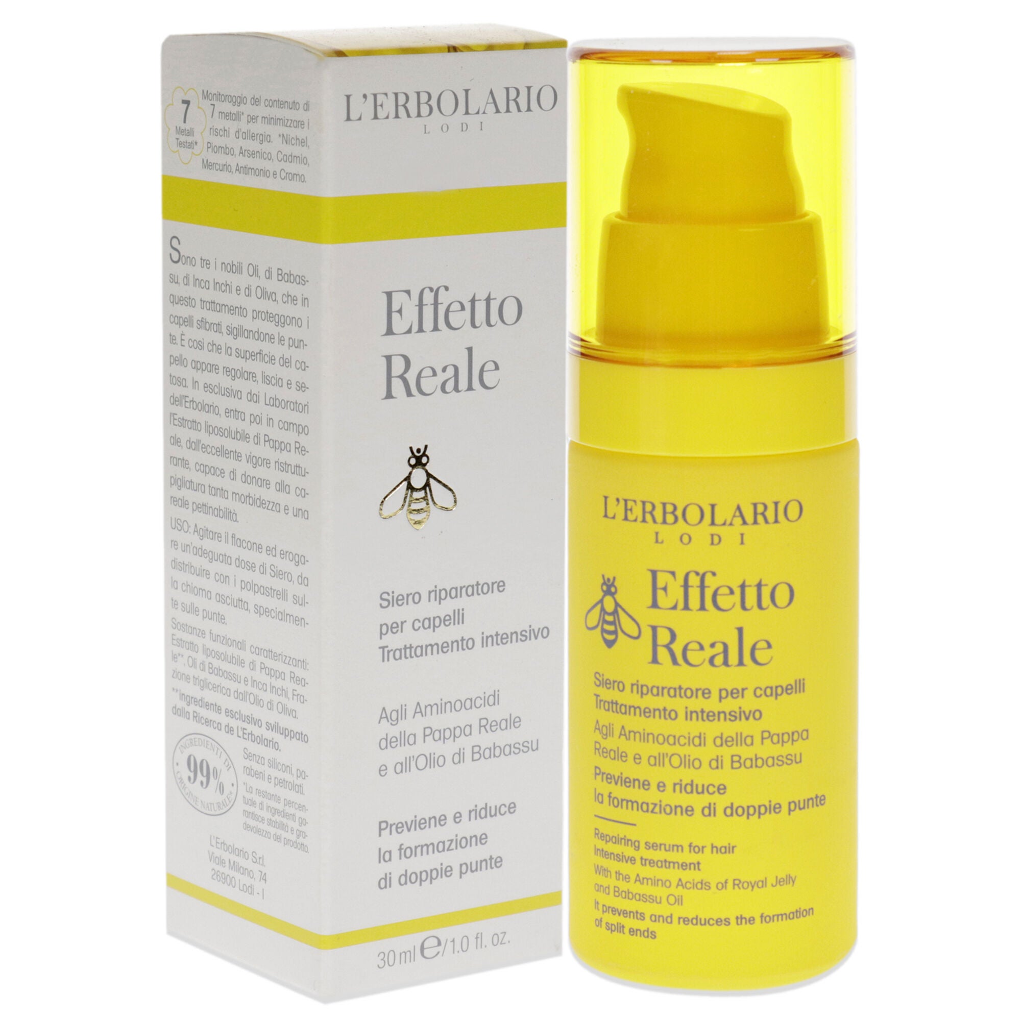 Effetto Reale Repair Serum by LErbolario for Unisex - 1 oz Serum, See Description, alternate image number 1