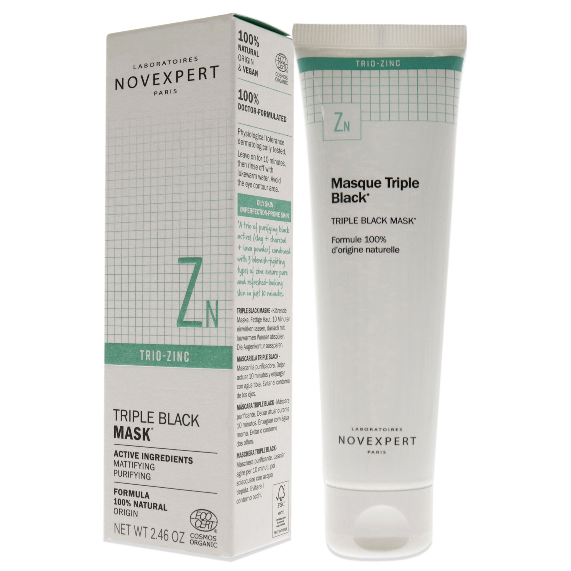 Triple Black Mask by Novexpert for Women - 2.46 oz Mask, , alternate image number 7