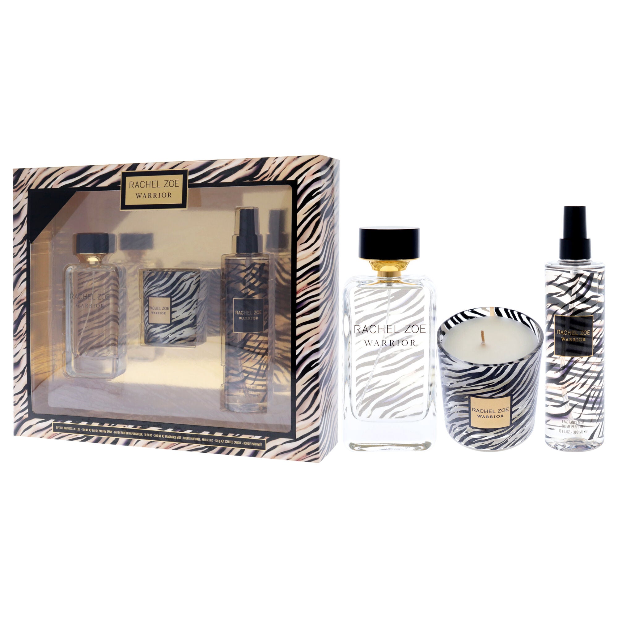 Warrior by Rachel Zoe for Women - 3 Pc 3.4oz EDP Spray, 10oz Fragrance Mist, 6.3oz Candle, , alternate image number 7