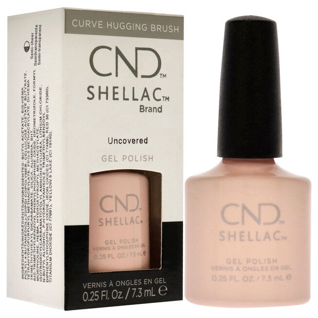 Shellac Nail Color - Uncovered by CND for Women - 0.25 oz Nail Polish, NA, alternate image number null