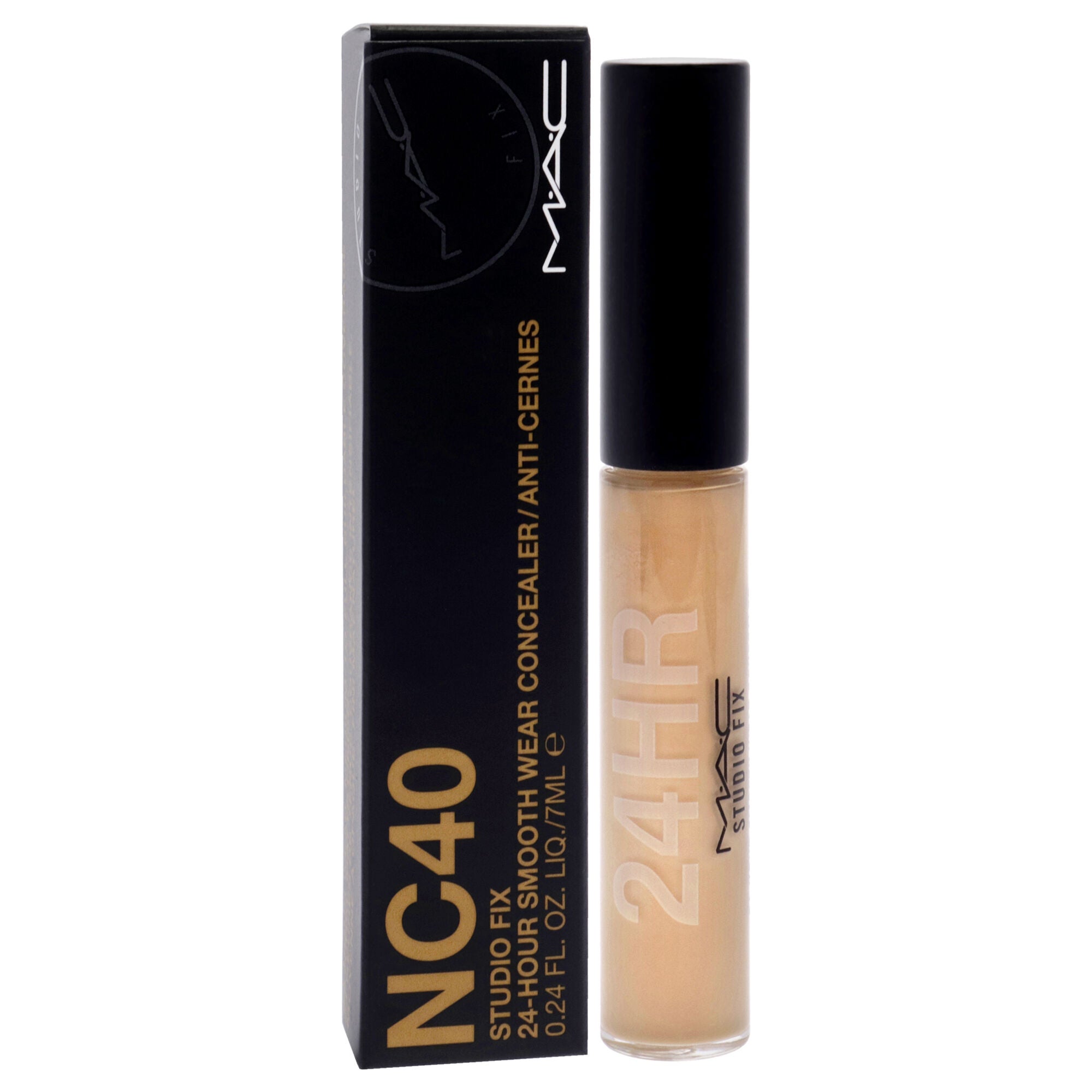 Studio Fix 24-Hour Smooth Wear Concealer - NC40 by MAC for Women - 0.24 oz Concealer, See Description, alternate image number 2