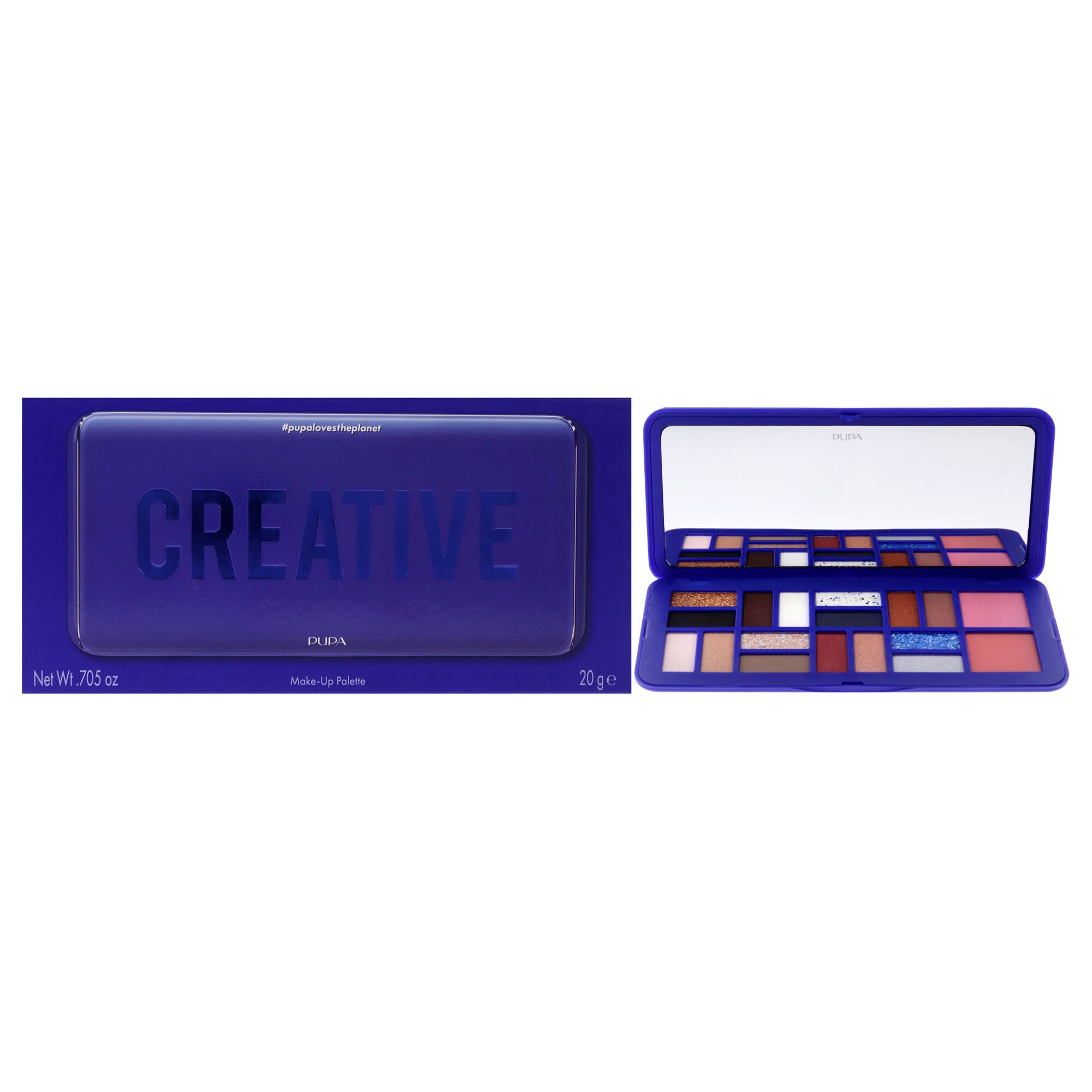 Make-Up Palette - 005 Creative by Pupa Milano for Women - 0.705 oz Makeup, See Description, hi-res image number 0