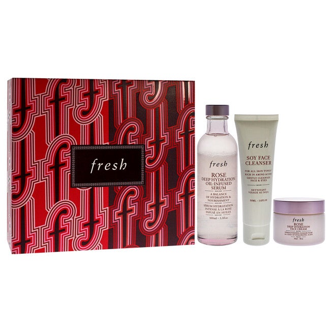 Three Step Hydration Heroes Kit by Fresh for Women - 3 Pc Set, See Description, alternate image number 1
