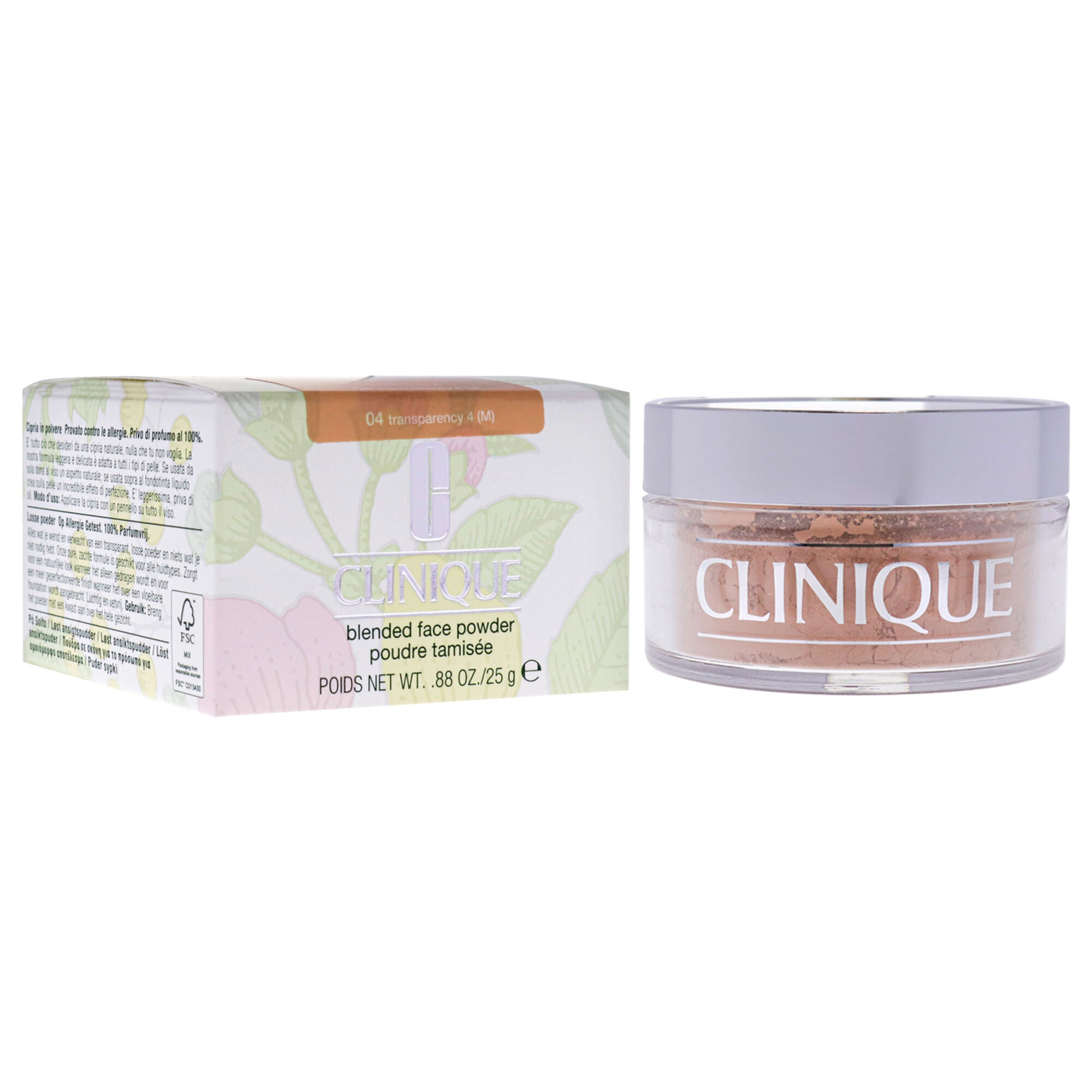 Blended Face Powder - 04 Transparency 4 M by Clinique for Women - 0.88 oz Powder, See Description, alternate image number 1