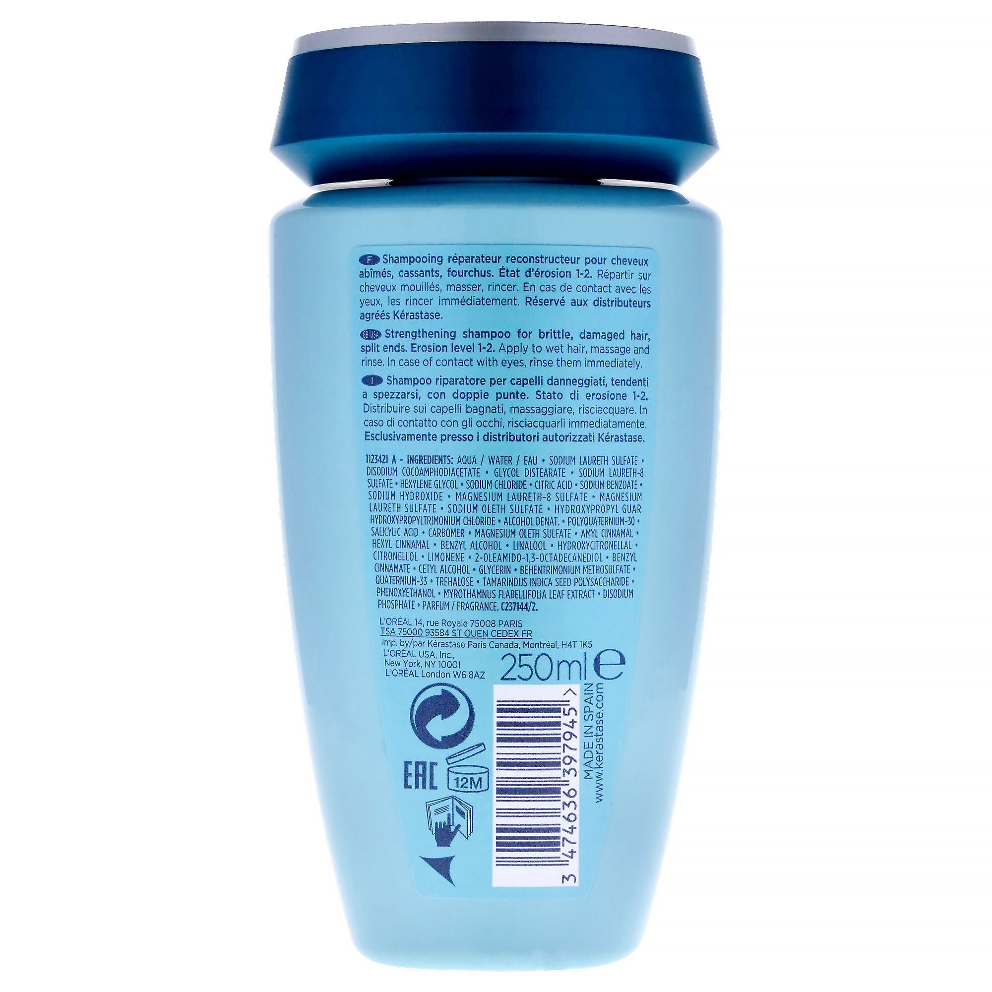 Bain Force Architecte Shampoo by Kerastase for Unisex - 8.5 oz Shampoo, See Description, alternate image number 2