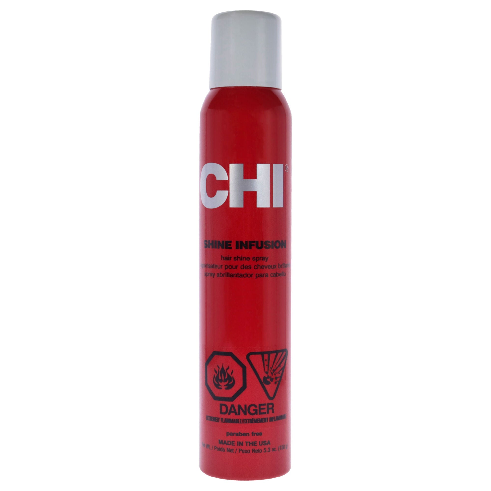 Shine Infusion Spray by CHI for Unisex - 5.3 oz Hair Spray, NA, hi-res image number 0