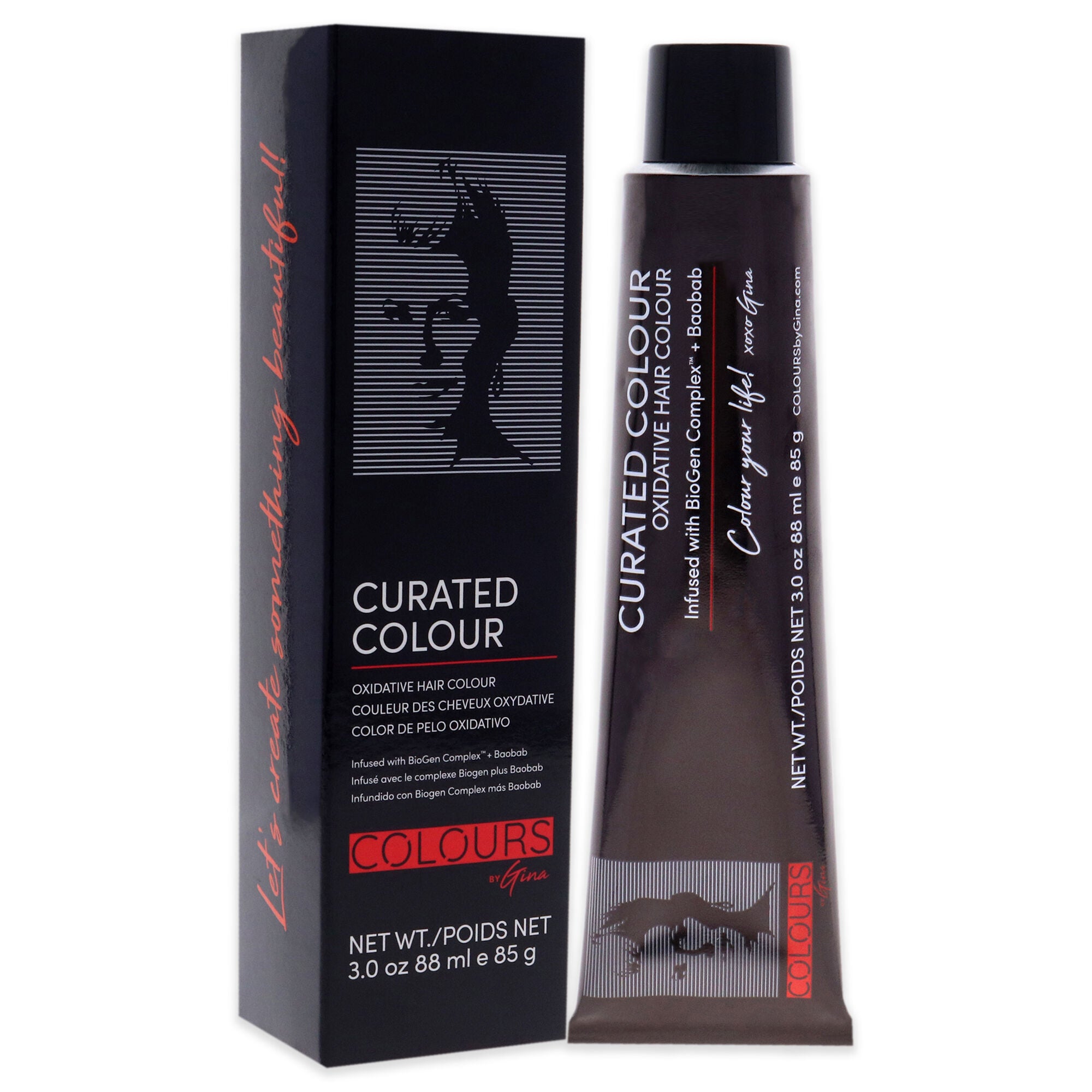 Curated Colour - 6.43-6CG Dark Coppery Golden Blonde by Colours By Gina for Unisex - 3 oz Hair Color, See Description, alternate image number 2