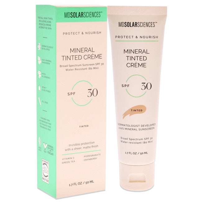 Mineral Tinted Creme SPF 30 by MDSolarSciences for Unisex - 1.7 oz Sunscreen, NA, alternate image number null