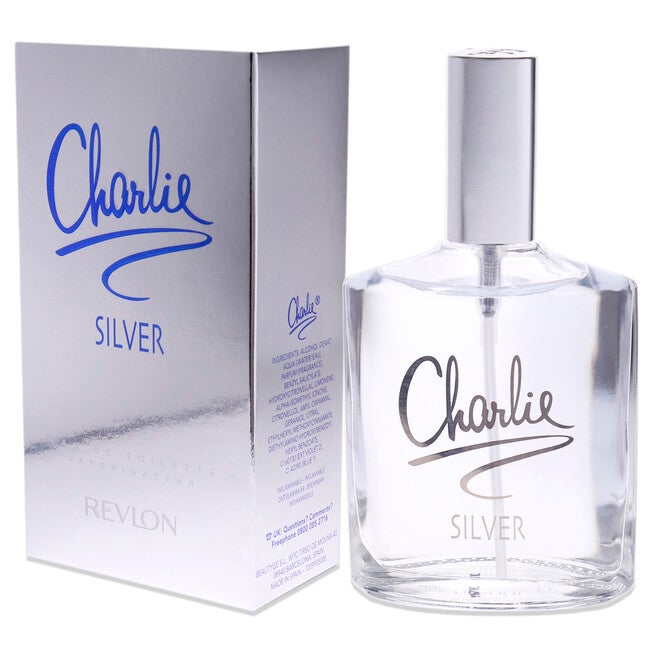 Charlie Silver by Revlon for Women - 3.4 oz EDT Spray, NA, alternate image number null