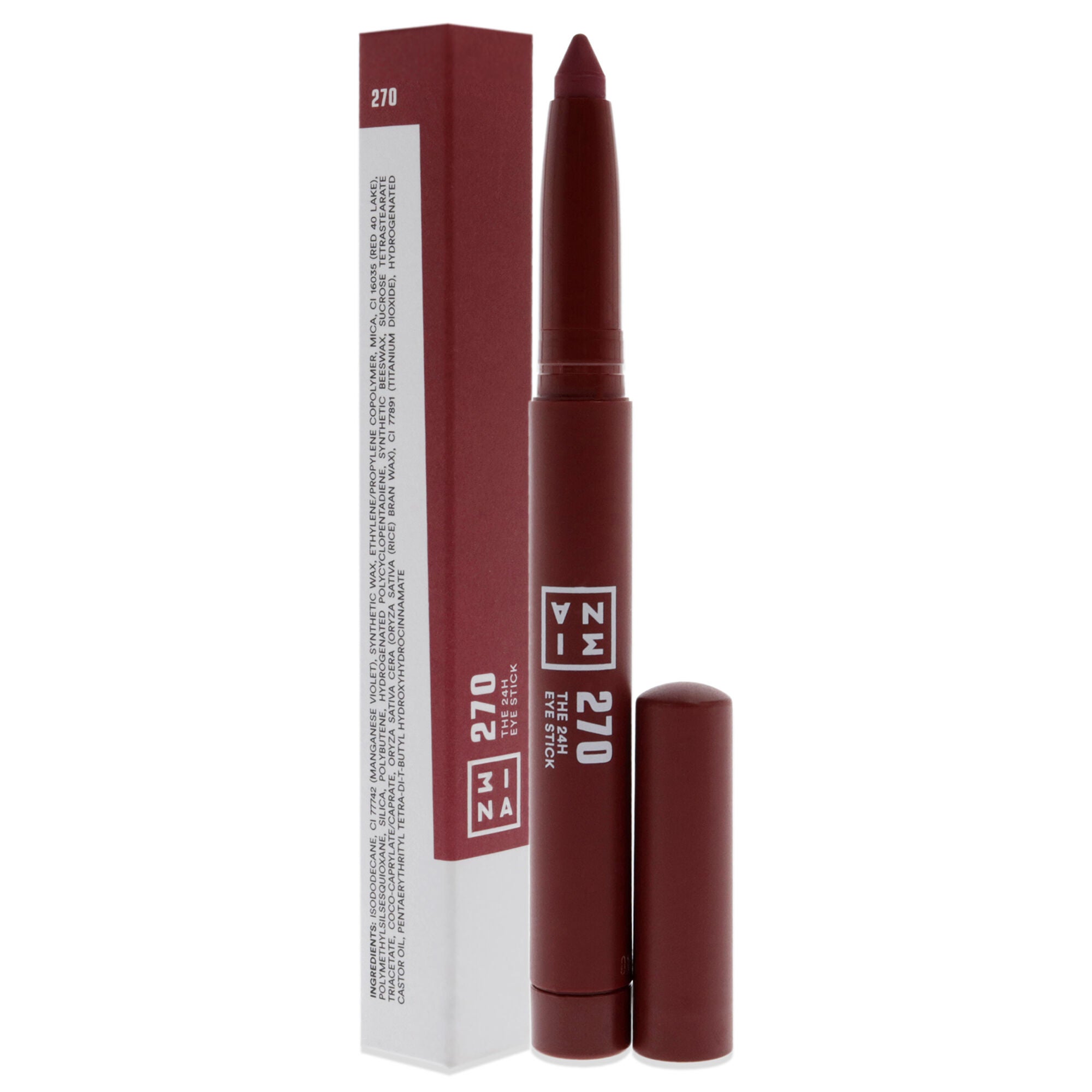 The 24H Eye Stick - 270 Dark red by 3INA for Women - 0.049 oz Eye Shadow, , alternate image number 6