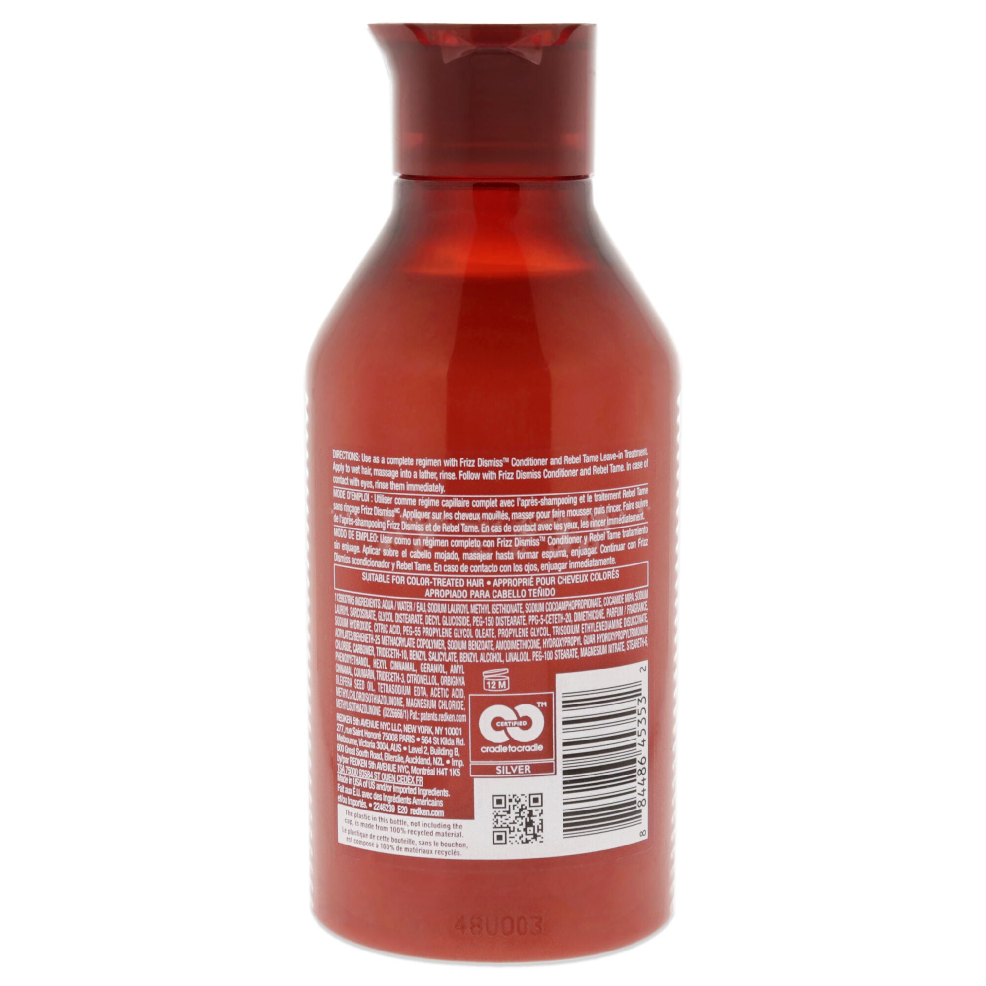 Frizz Dismiss Shampoo-NP by Redken for Unisex - 10.1 oz Shampoo, See Description, alternate image number 1