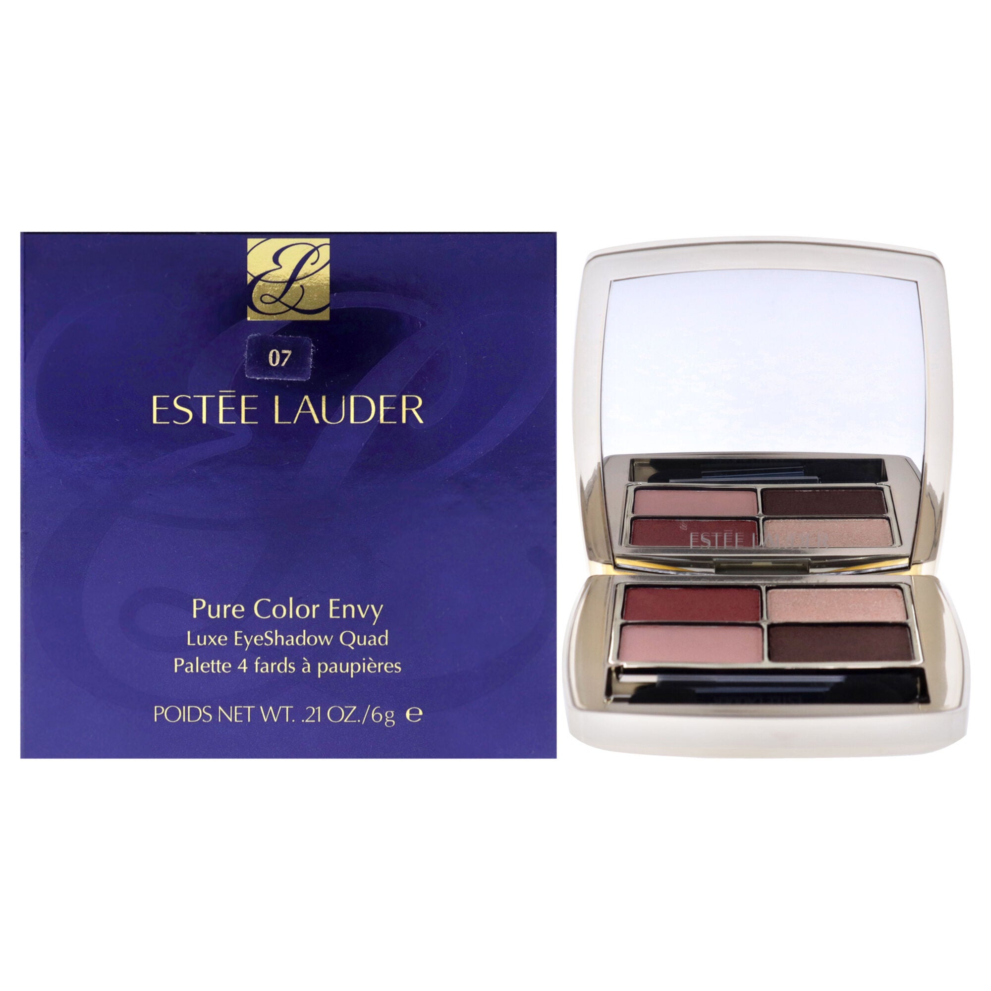 Pure Color Envy Luxe Eyeshadow Quad - 07 Boho Rose by Estee Lauder for Women - 0.21 oz Eye Shadow, See Description, hi-res image number 0