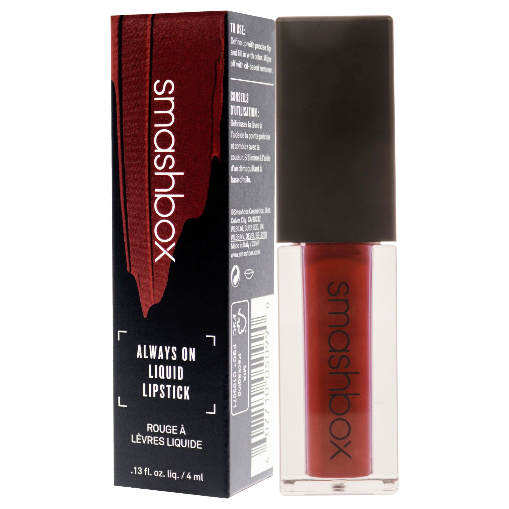 Always On Liquid Lipstick - Miss Conduct by SmashBox for Women - 0.13 oz Lipstick, , alternate image number 8