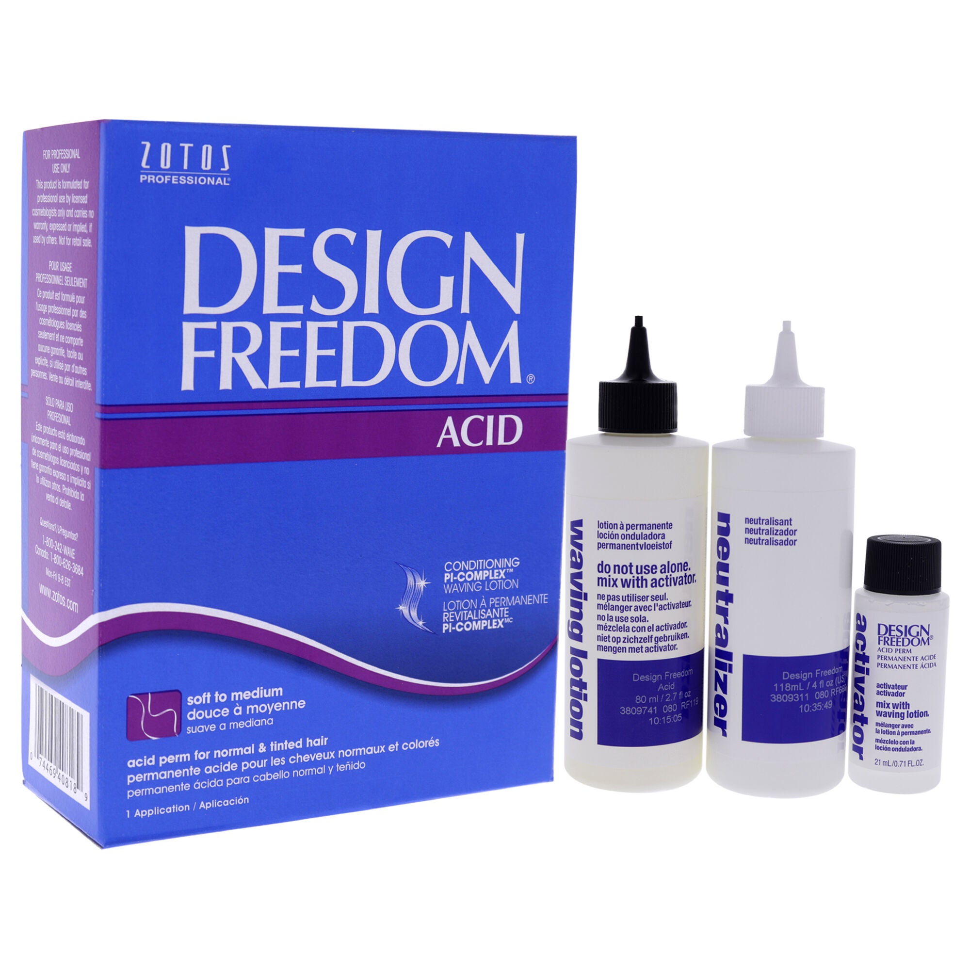 Design Freedom Acid Permanent by Zotos for Unisex - 1 Application Treatment, , alternate image number 6