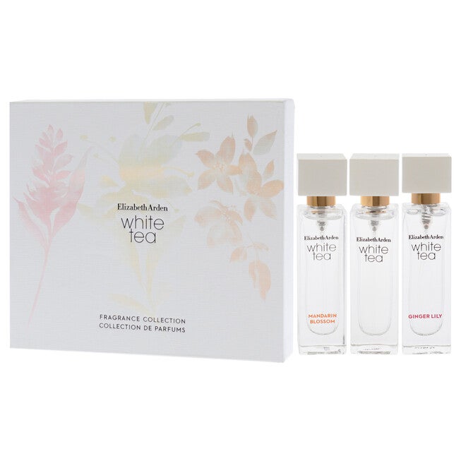 White Tea by Elizabeth Arden for Women - 3 Pc Mini Gift Set 10ml Ginger Lily EDT Spray, 10ml White Tea EDT Spray, 10ml Mandarin Blossom EDT Spray, , alternate image number null