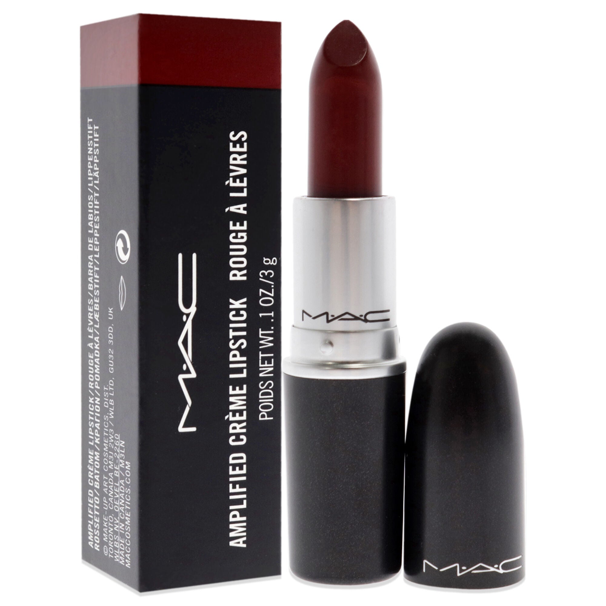 Amplified Creme Lipstick - 108 Dubonnet by MAC for Women - 0.1 oz Lipstick, , alternate image number 6