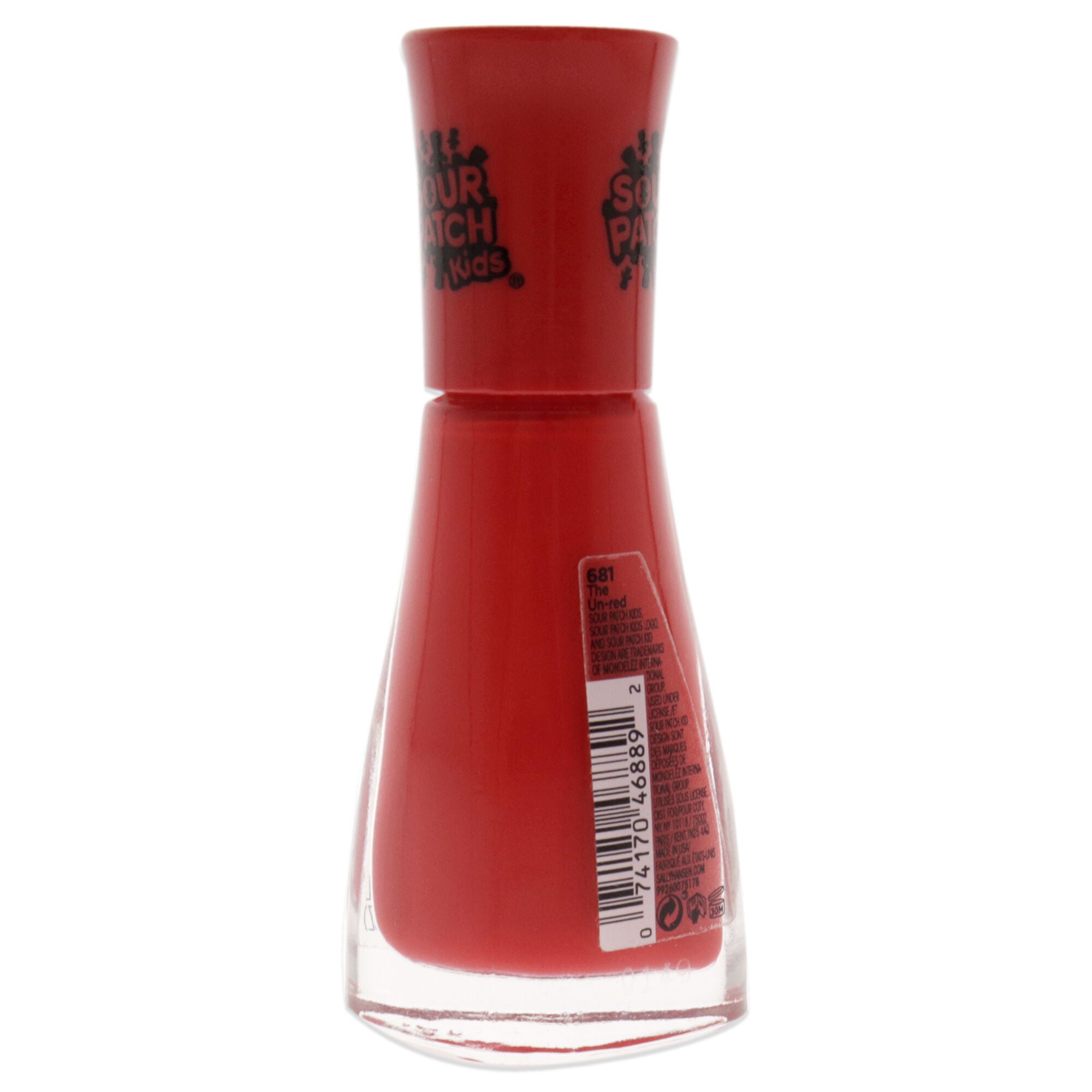 Insta-Dri Sour Patch Kids Nail Color - 752 The Un-red by Sally Hansen for Women - 0.31 oz Nail Polish, See Description, alternate image number 1