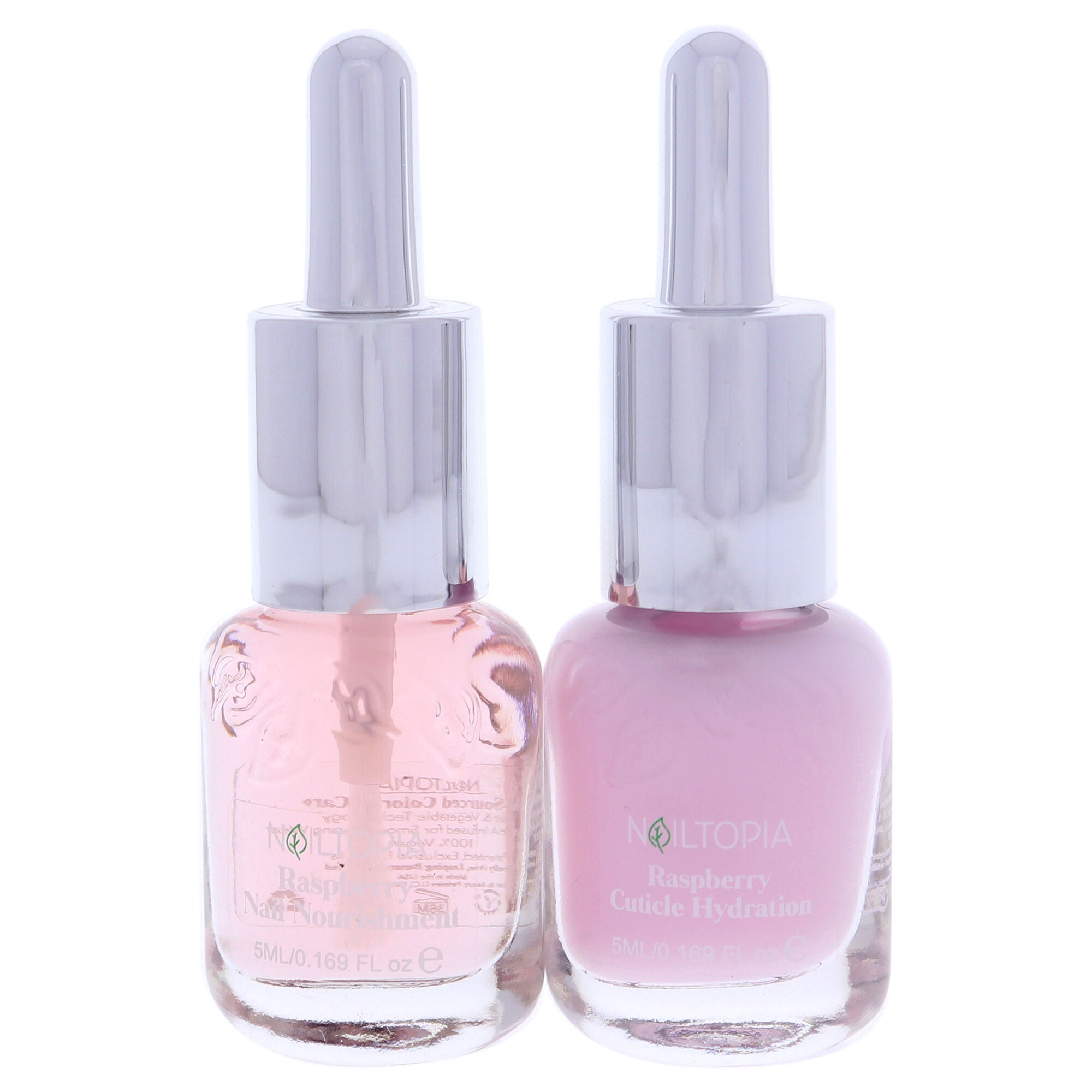 Nails are Nourished Kit by Nailtopia for Women - 2 Pc Kit 0.17oz Nail Nourishment Raspberry, 0.17oz Cuticle Hydration Raspberry, See Description, alternate image number 4