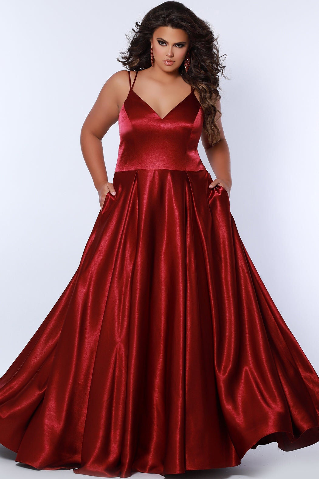 UNCOMPLICATED EVENING DRESS, Burgundy / Burgundy, hi-res image number 0