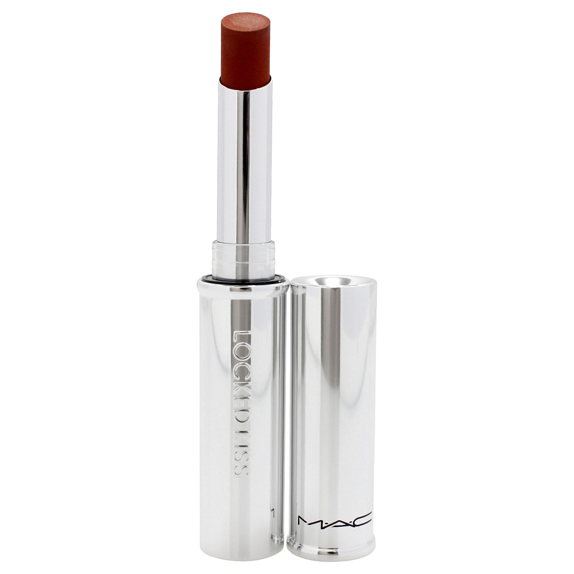Locked Kiss 24 Hr Lipstick - 85 Poncy by MAC for Women - 0.06 oz Lipstick, Brown, alternate image number 4