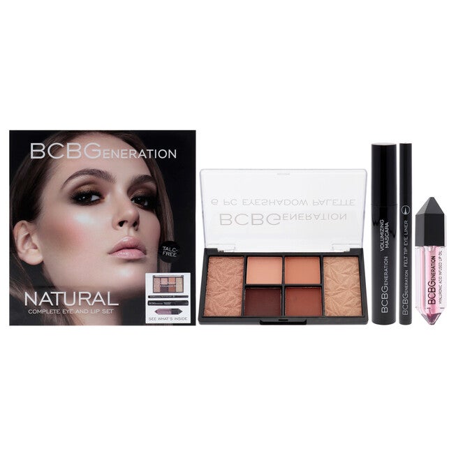 Natural Complete Eye and Lip Set by BCBGeneration Cosmetics for Women - 4 Pc, NA, hi-res image number null