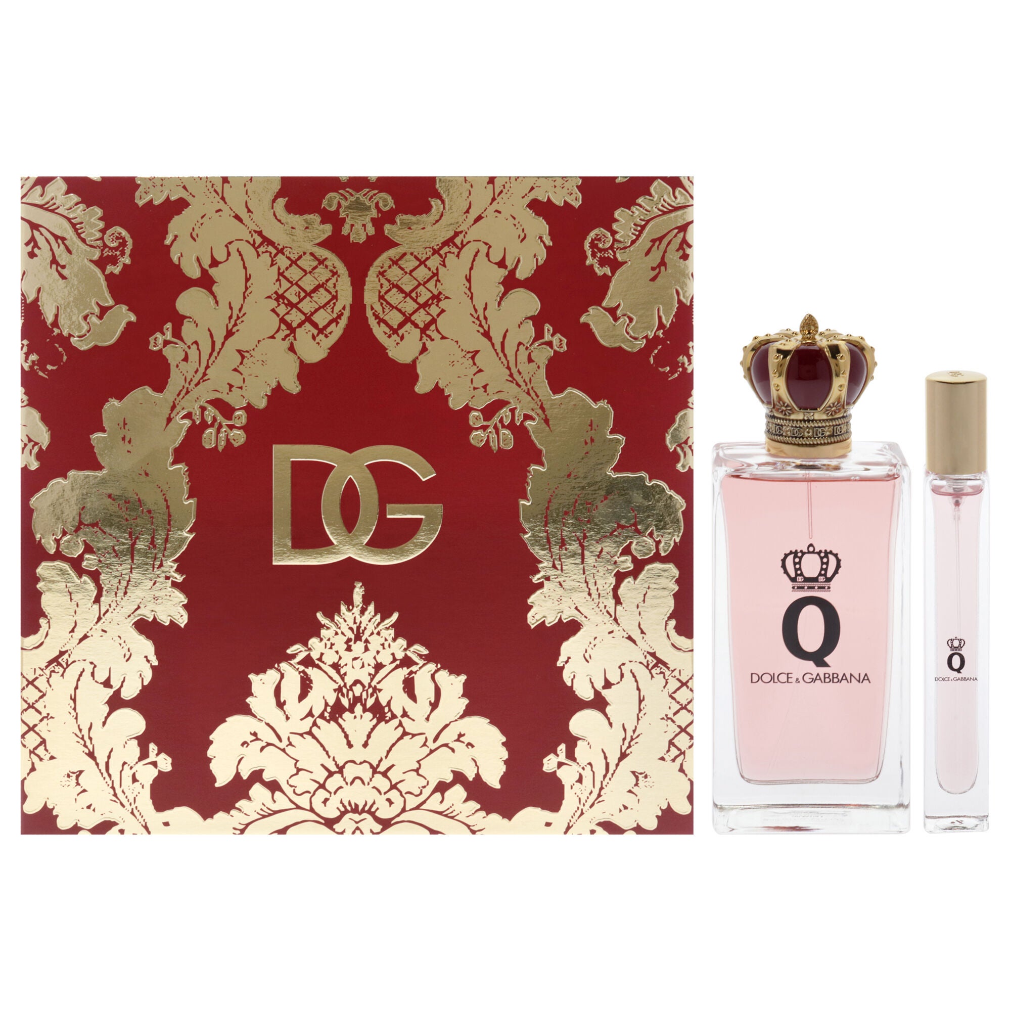 Q by Dolce and Gabbana for Women - 2 Pc Gift Set 3.3oz EDP Spray, 0.33oz EDP Spray, Clear, hi-res image number 0