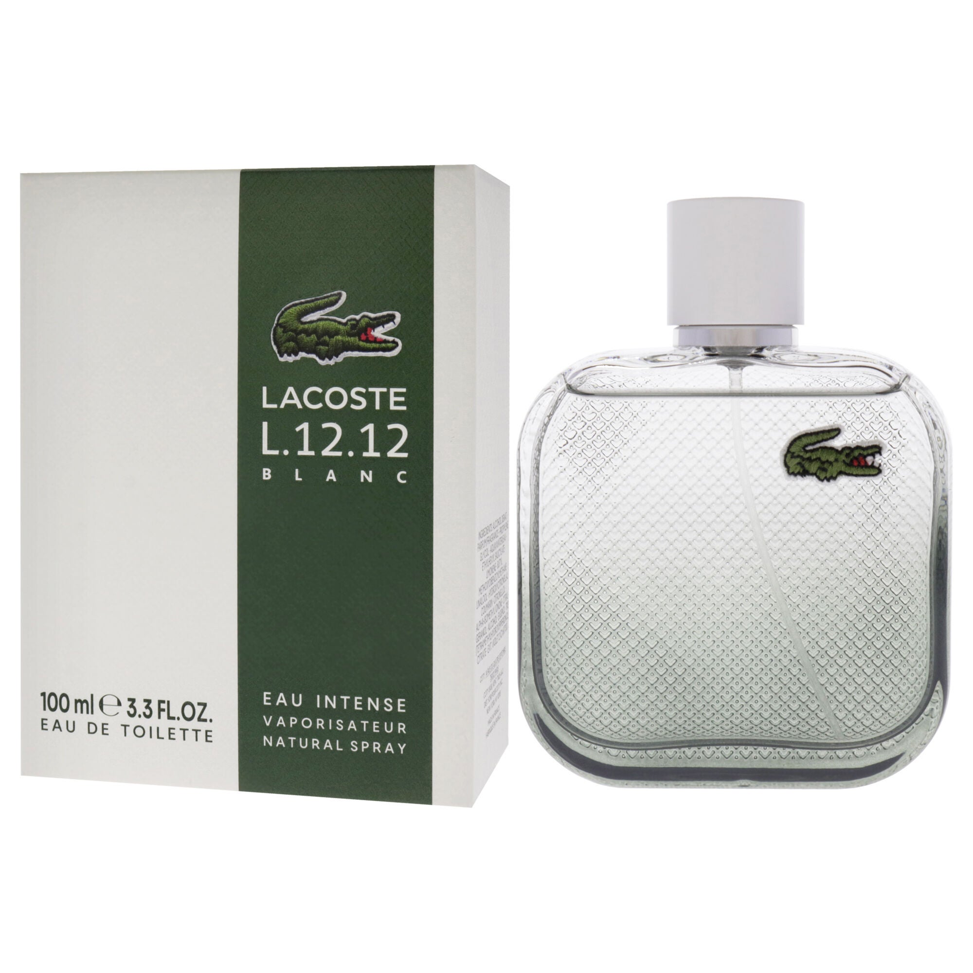 Lacoste Eau De L.12.12 Blanc Eau Intense by Lacoste for Men - 3.3 oz EDT Spray, See Description, alternate image number 3