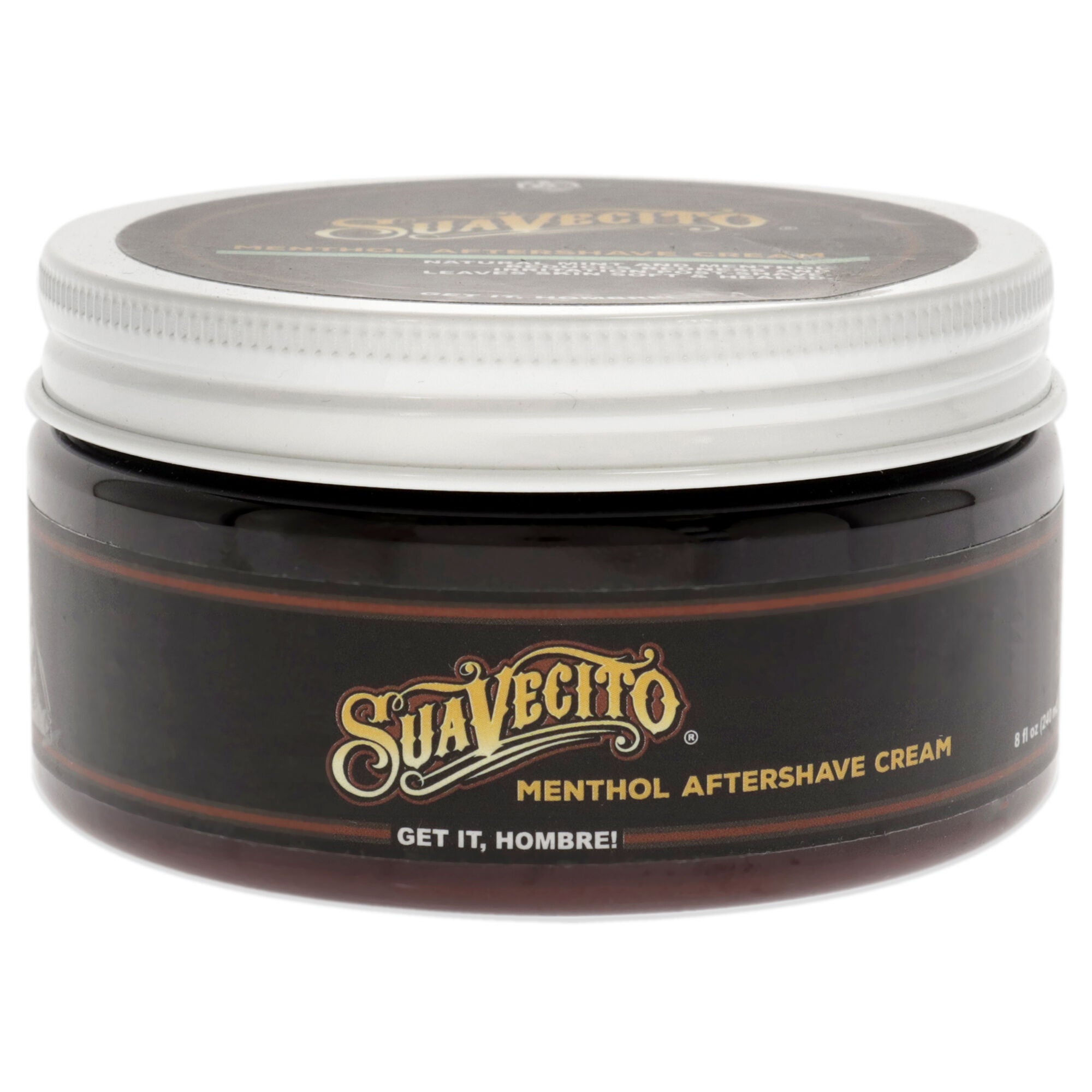 Mentol Aftershave Cream by Suavecito for Men 8 oz After Shave, See Description, hi-res image number 0