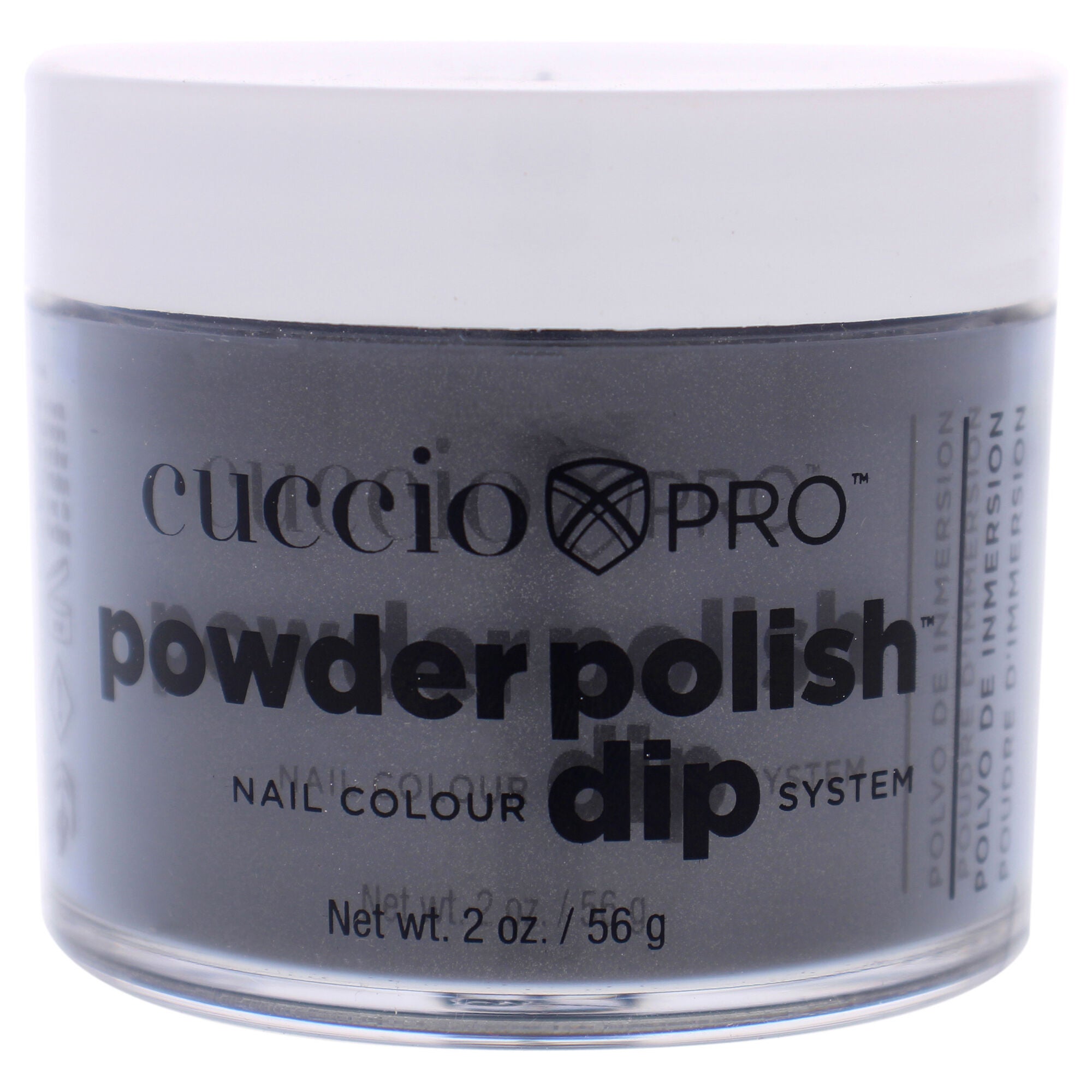 Pro Powder Polish Nail Colour Dip System - Silver With Grey Undertones by Cuccio Colour for Women - 1.6 oz Nail Powder, See Description, hi-res image number 0