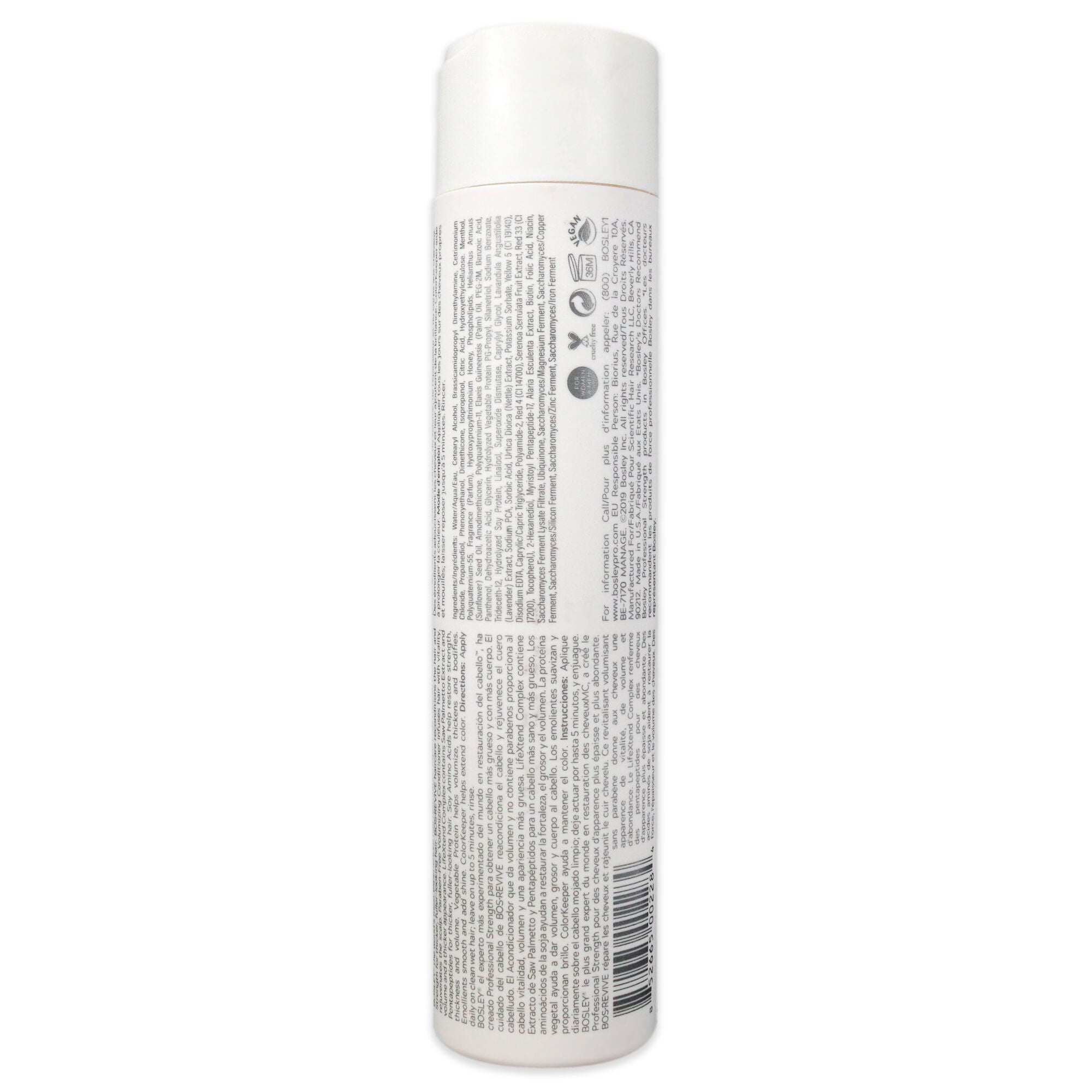 Bos Revive Volumizing Conditioner Color-Safe by Bosley for Unisex - 10.1 oz Conditioner, See Description, alternate image number 1