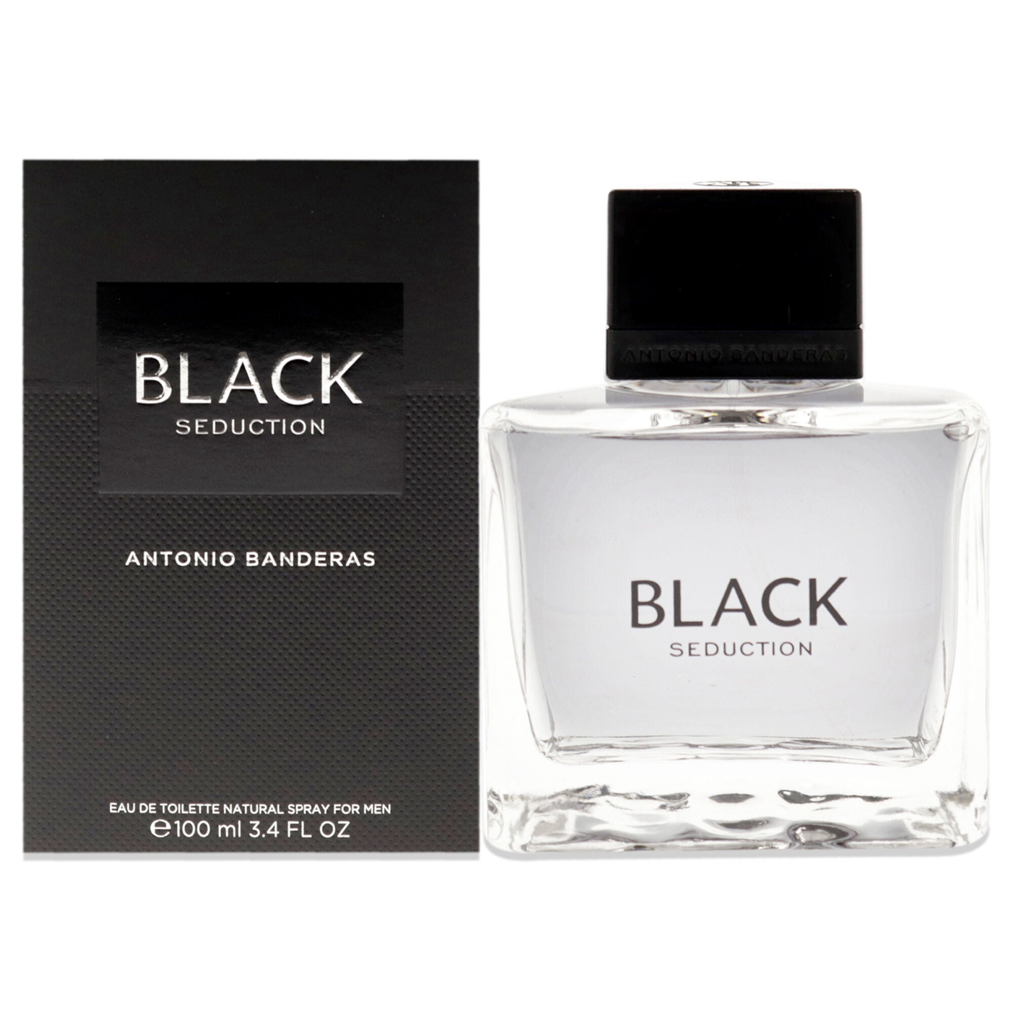 Seduction In Black by Antonio Banderas for Men - 3.4 oz EDT Spray, See Description, hi-res image number 0