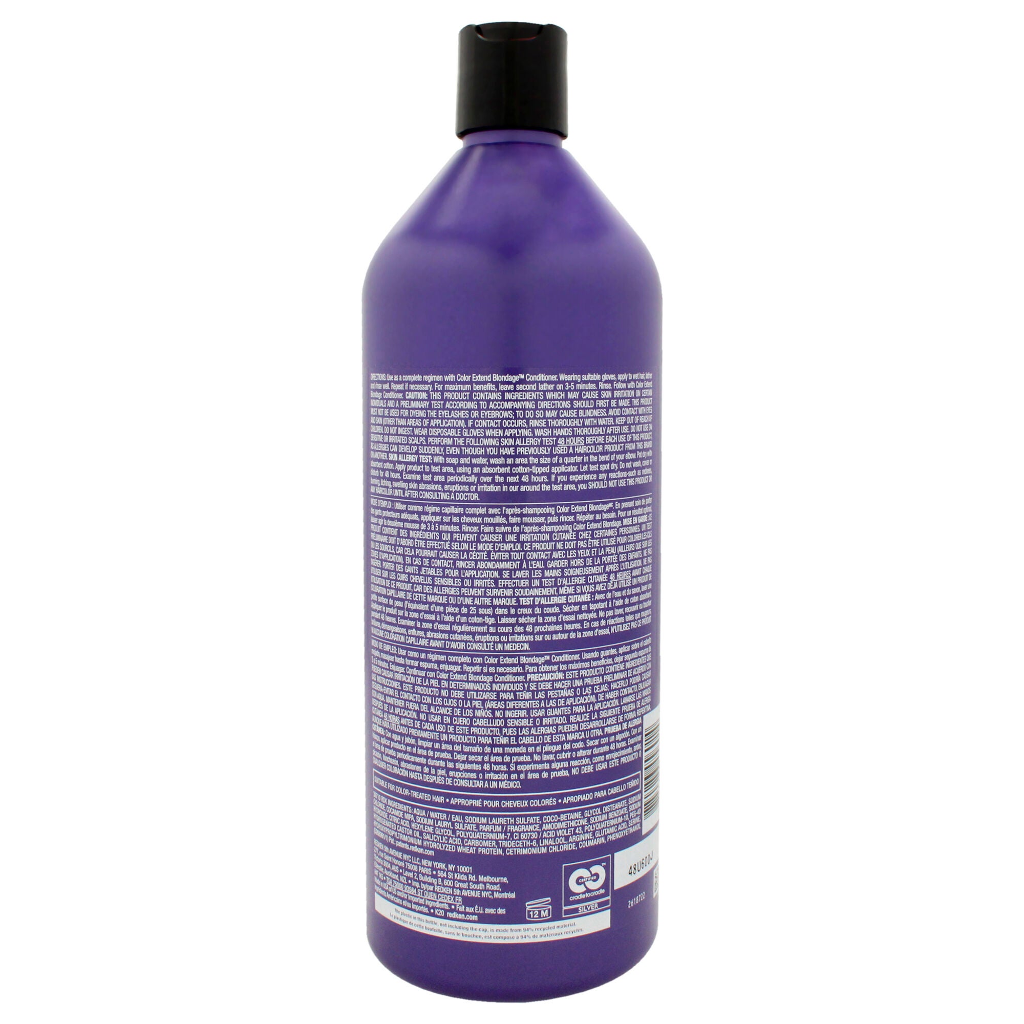 Color Extend Blondage Color Depositing Shampoo-NP by Redken for Unisex - 33.8 oz Shampoo, See Description, alternate image number 1