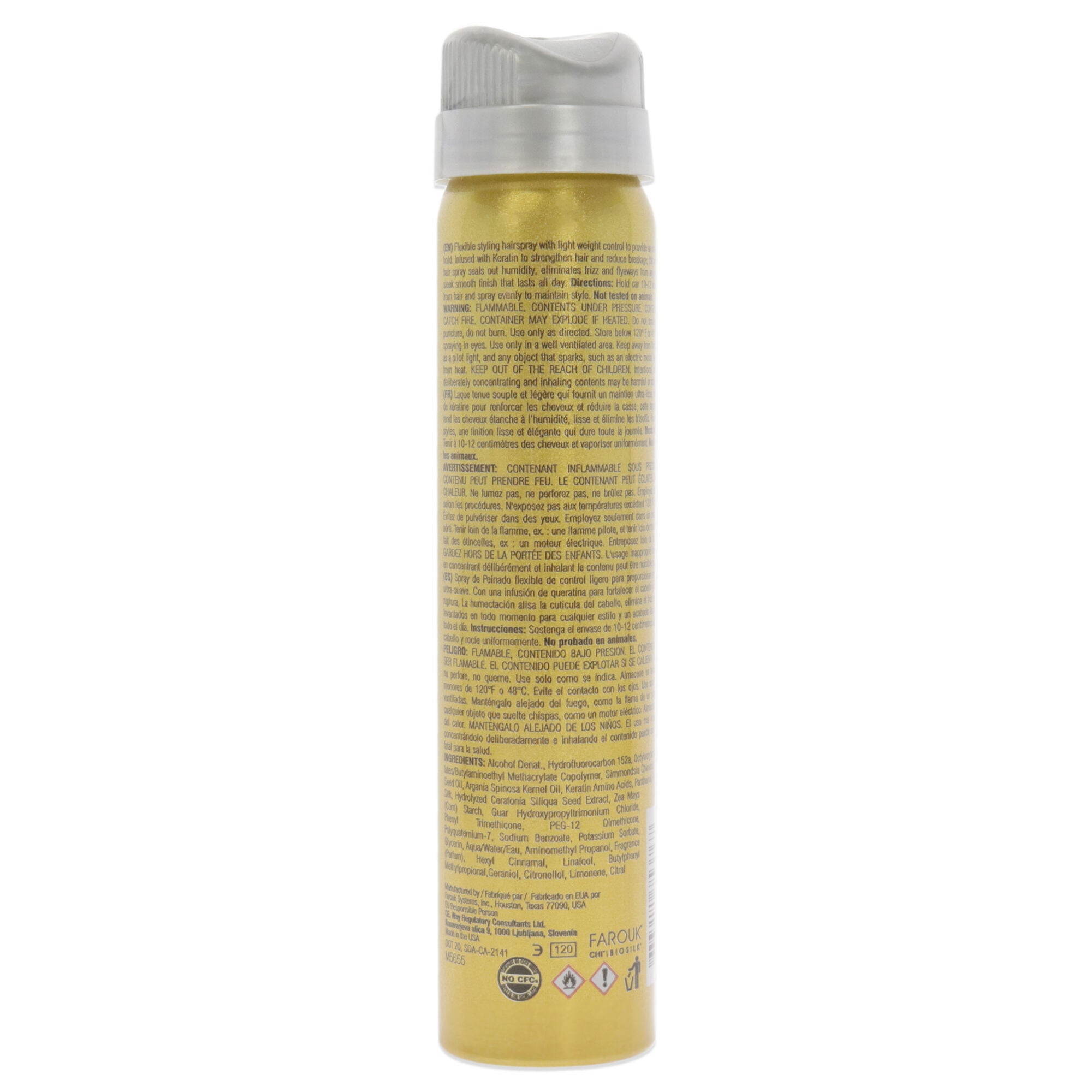 Keratin Flex Finish Hairspray by CHI for Unisex - 2.6 oz Hair Spray, , alternate image number 1